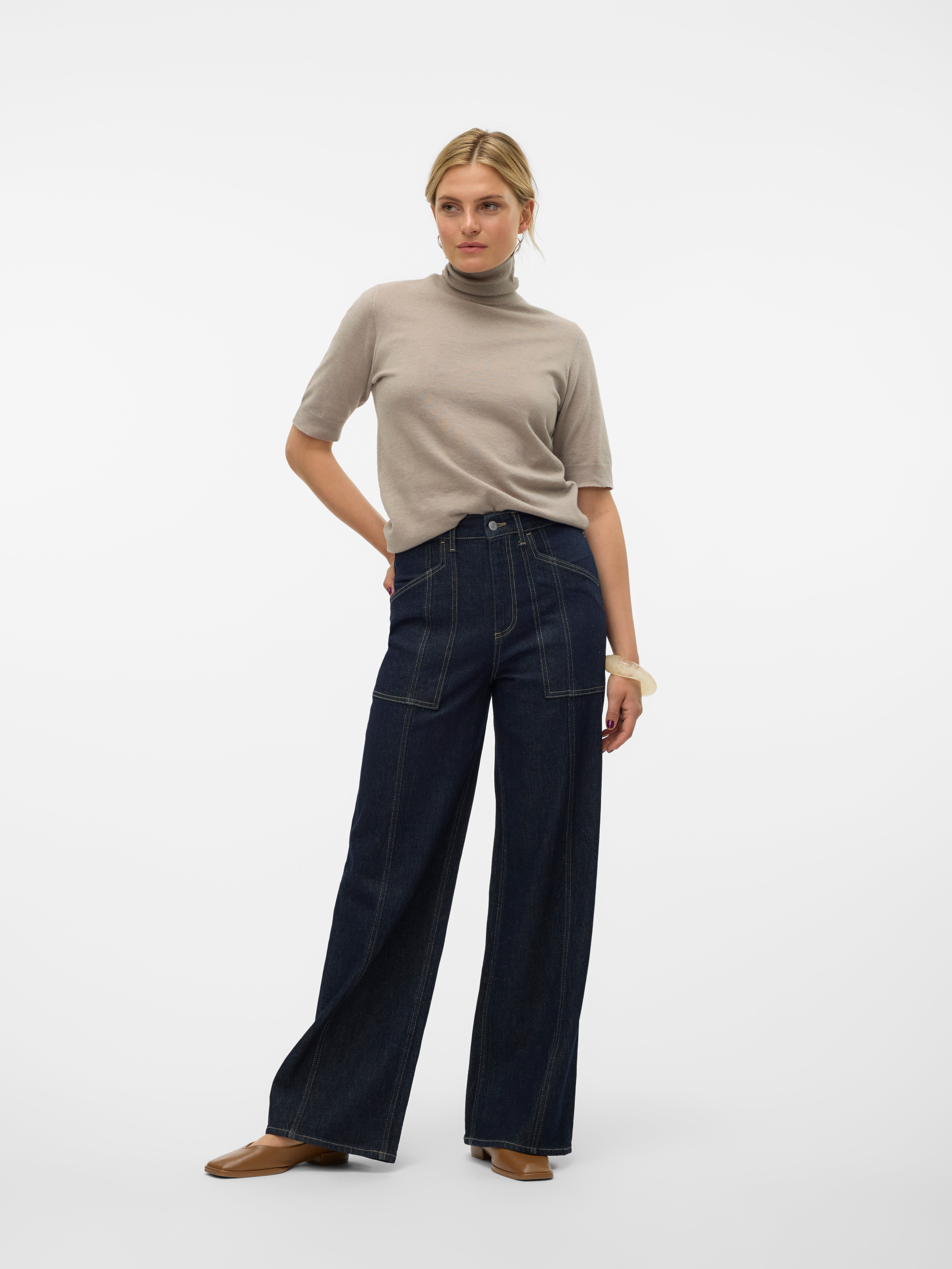 VERO MODA® VMKATHY Super high rise Wide Leg Fit Jeans