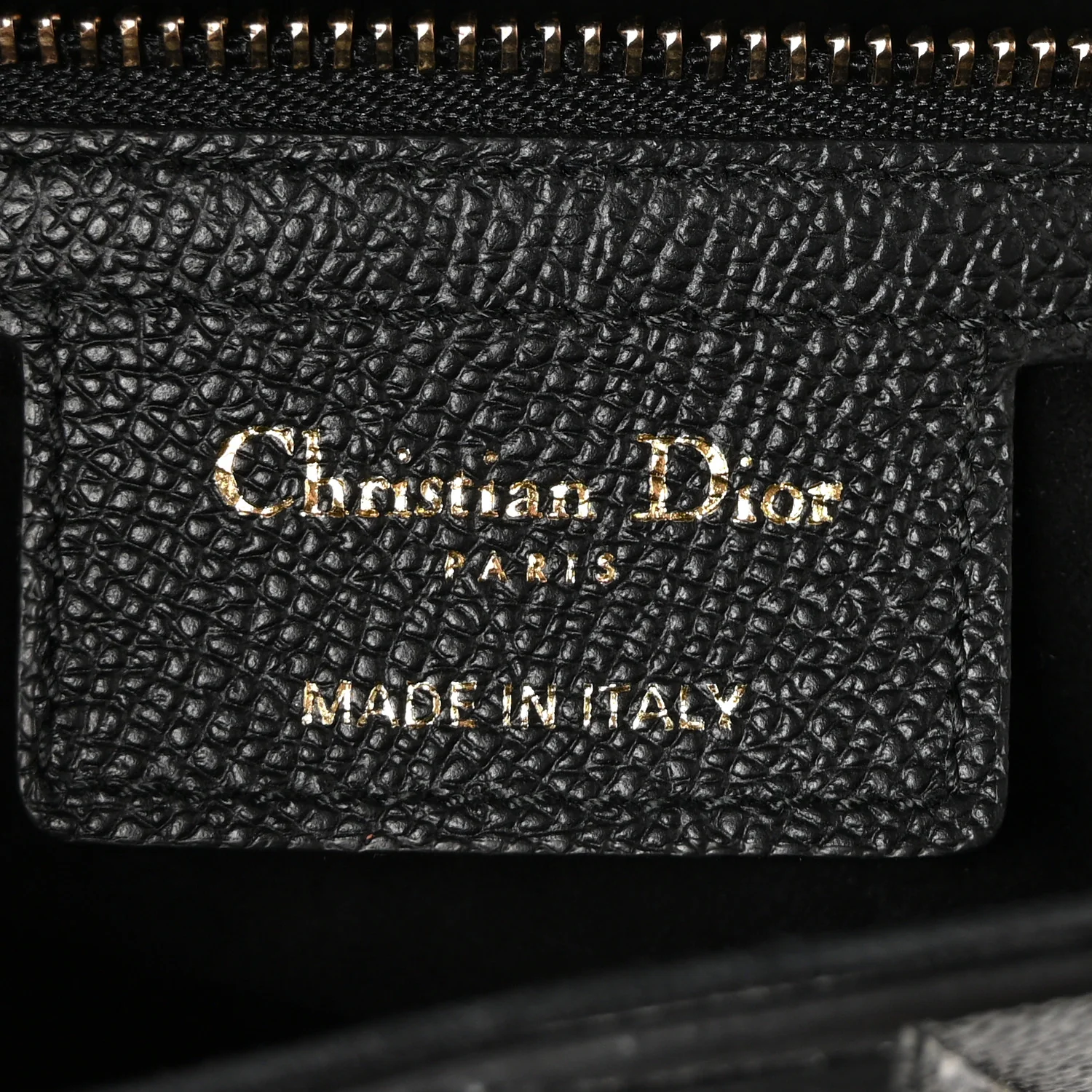 Grained Calfskin Saddle Bag With Strap Black