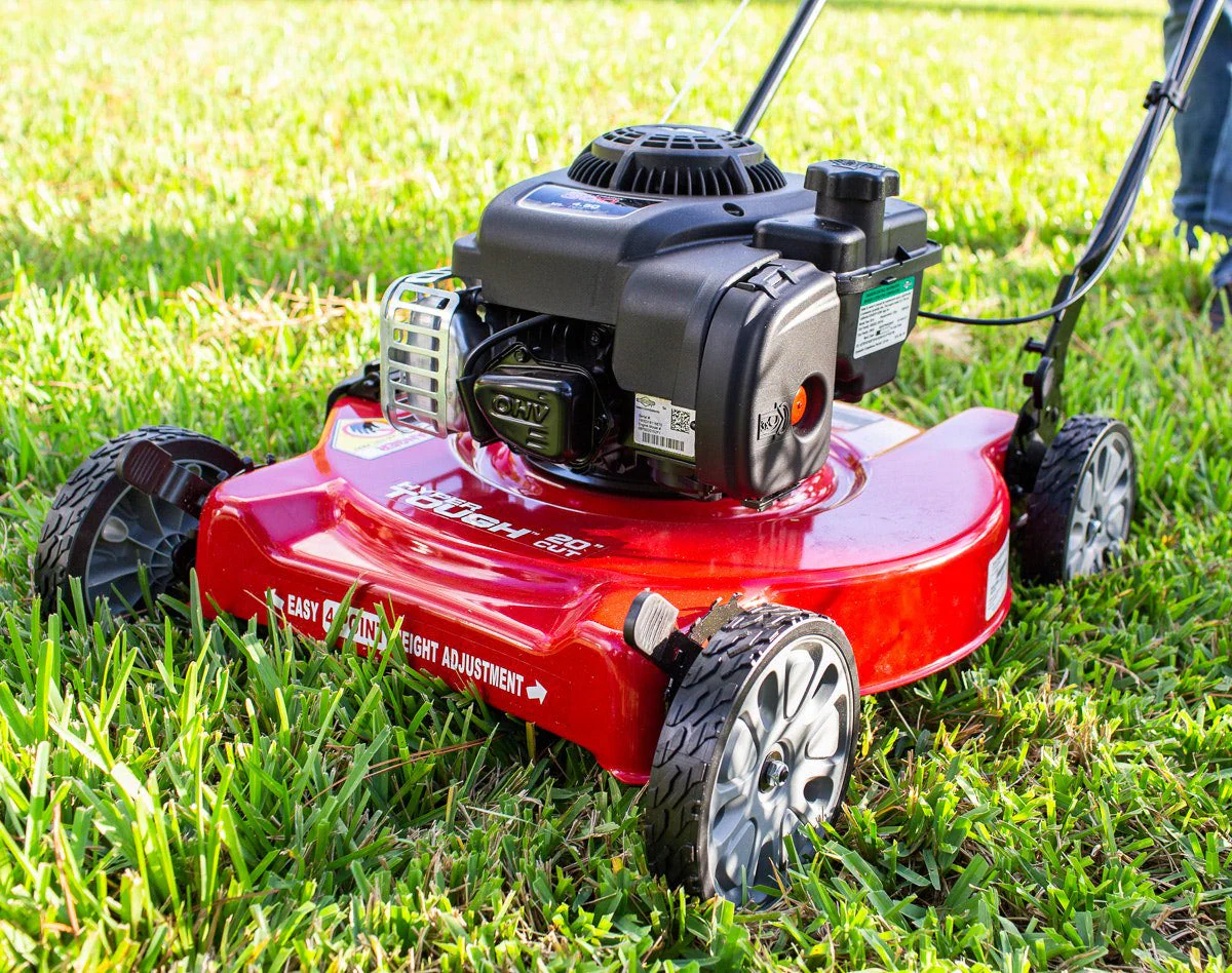 Tondeuse à gazon à pousser de 50 cm (20 pouces) et 125 cm³ avec moteur Briggs & Stratton