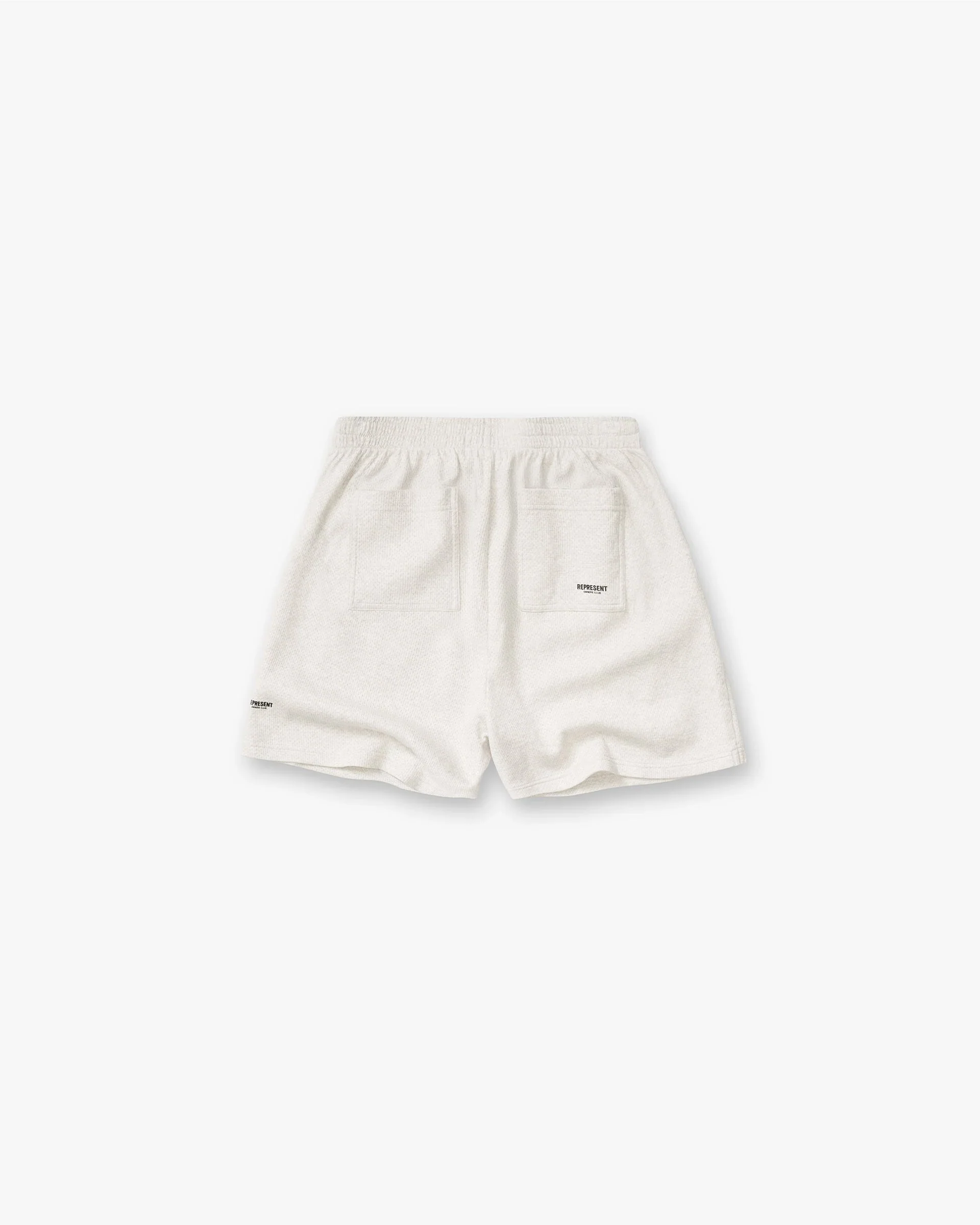 Micro Owners Club Mesh Shorts - Cream Marl
