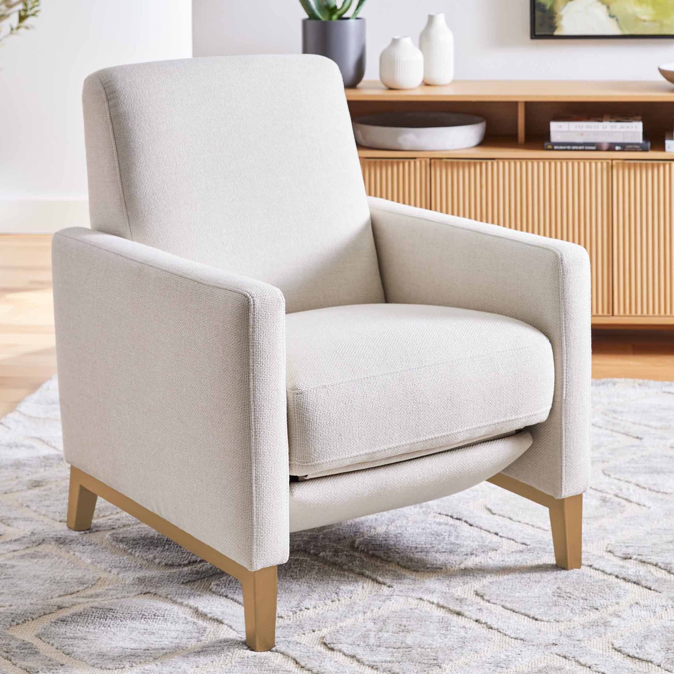 Better Homes & Gardens Reading Push Back Recliner, Olive