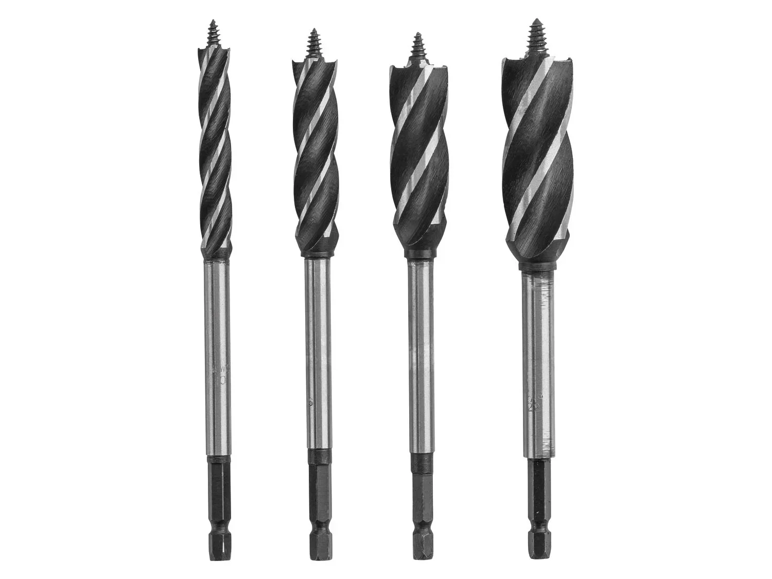 PARKSIDE Set de mches  bois  spirale