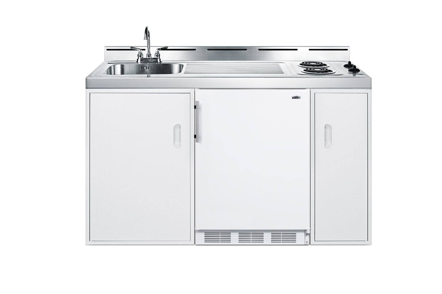 Summit Appliance 60 in. Compact Kitchen in White