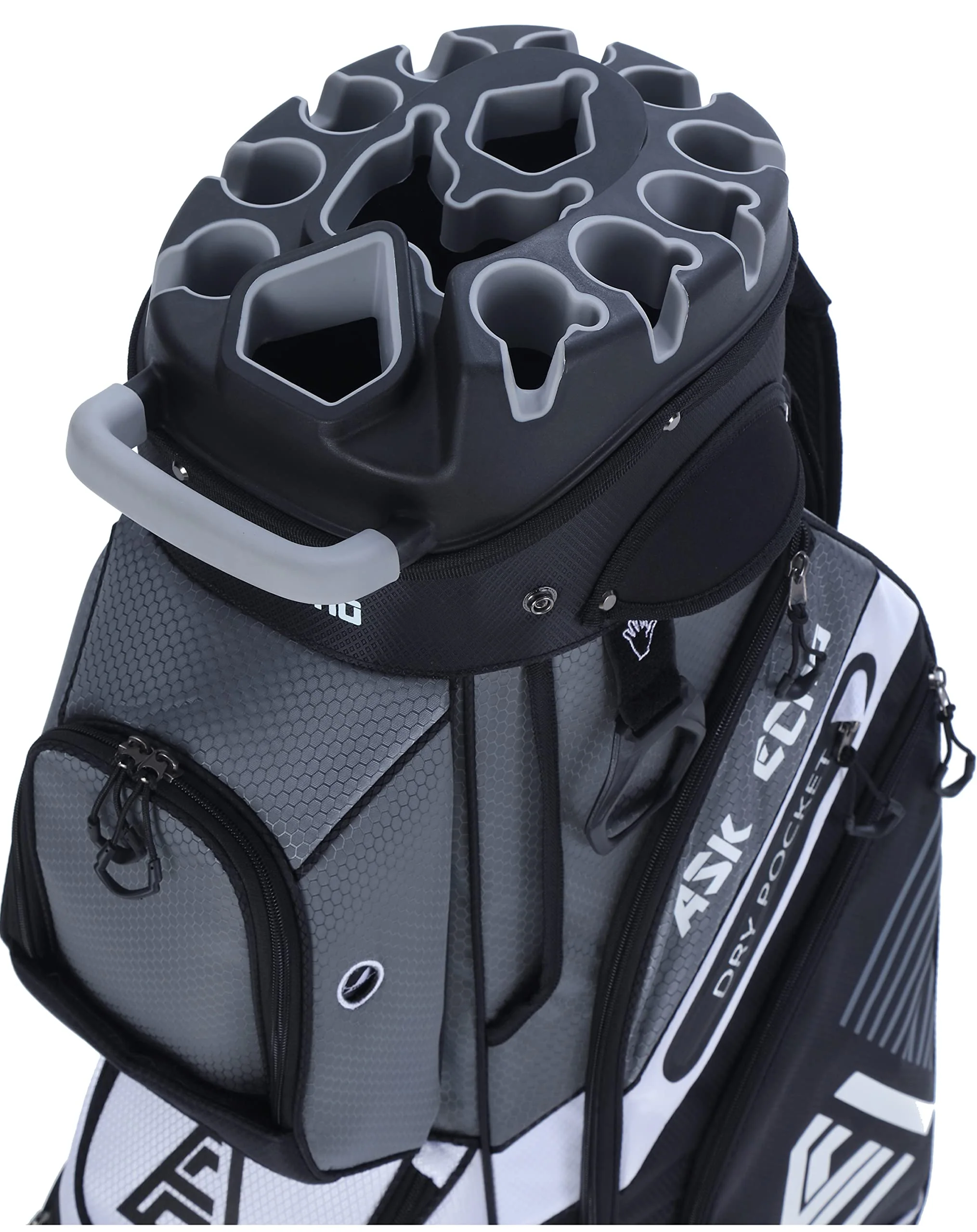ASK ECHO T-Lock Golf Cart Bag with Handles and Rain Cover-Instock