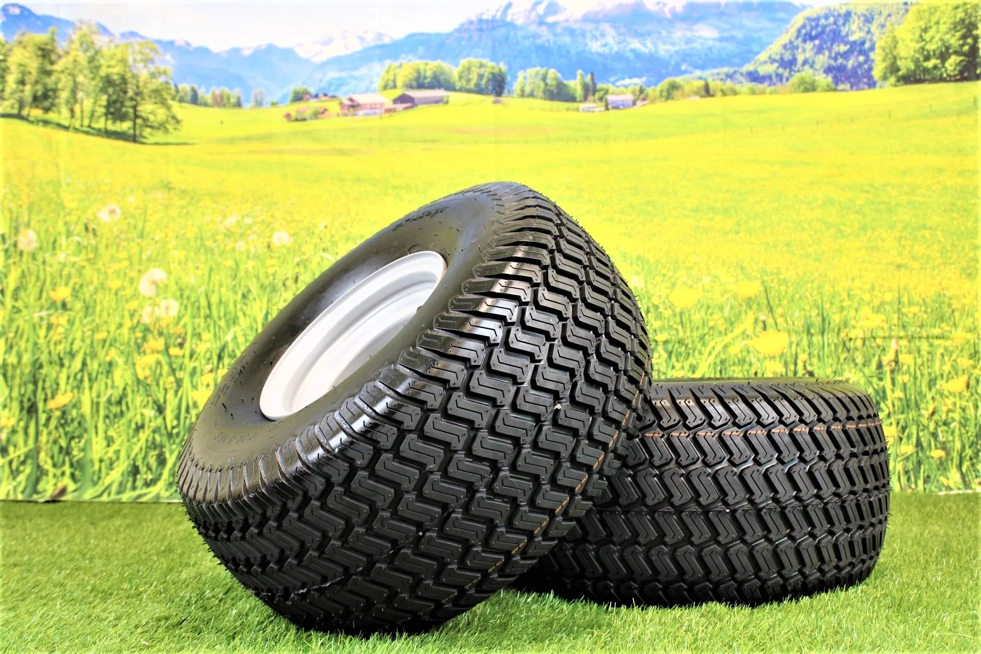Tire and Wheel (Set of 2) 20x10 00 8 Tires Wheels 4 Ply for Lawn Garden Mower Turf Tires Image 5