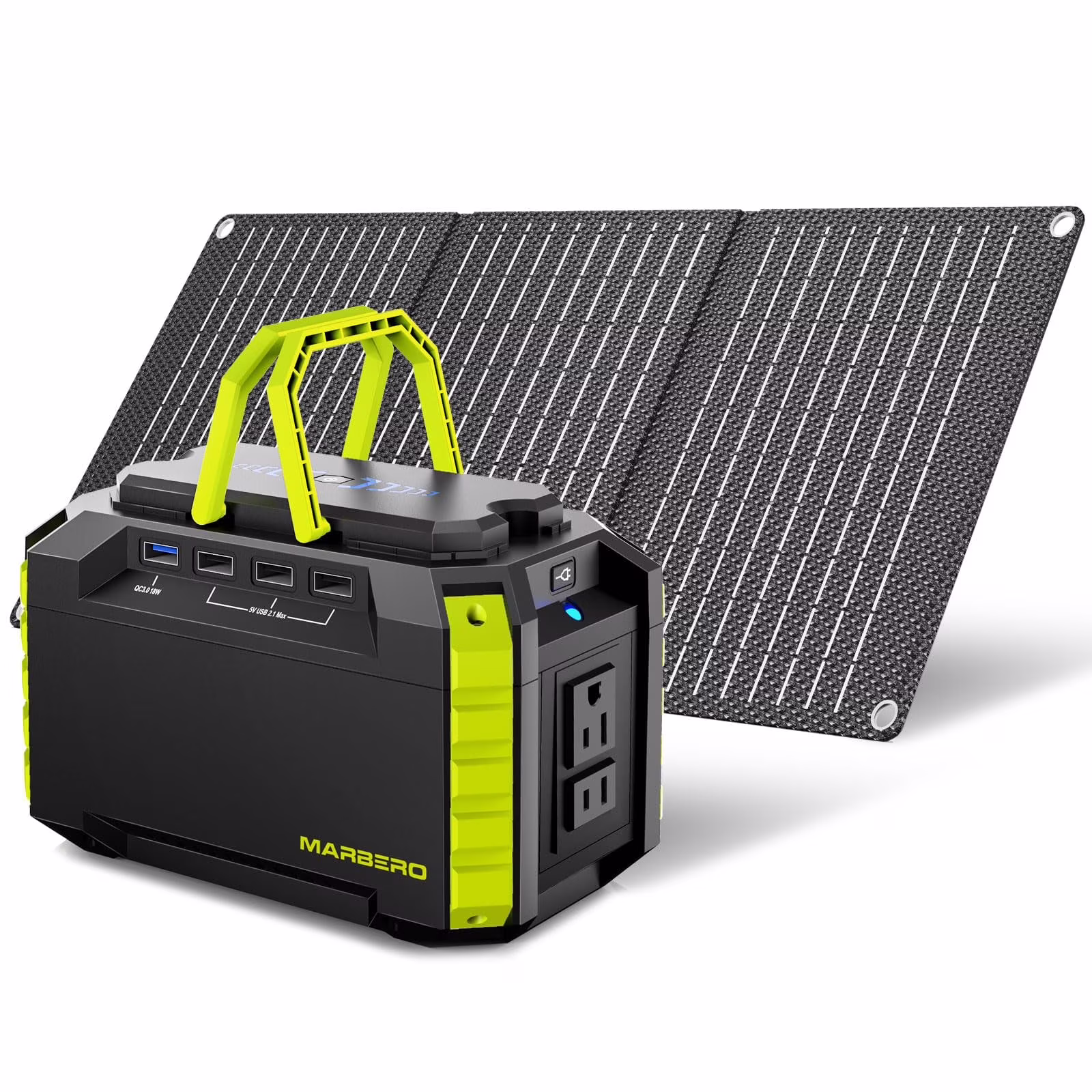100W Portable Solar Generator with 30W Solar Panel
