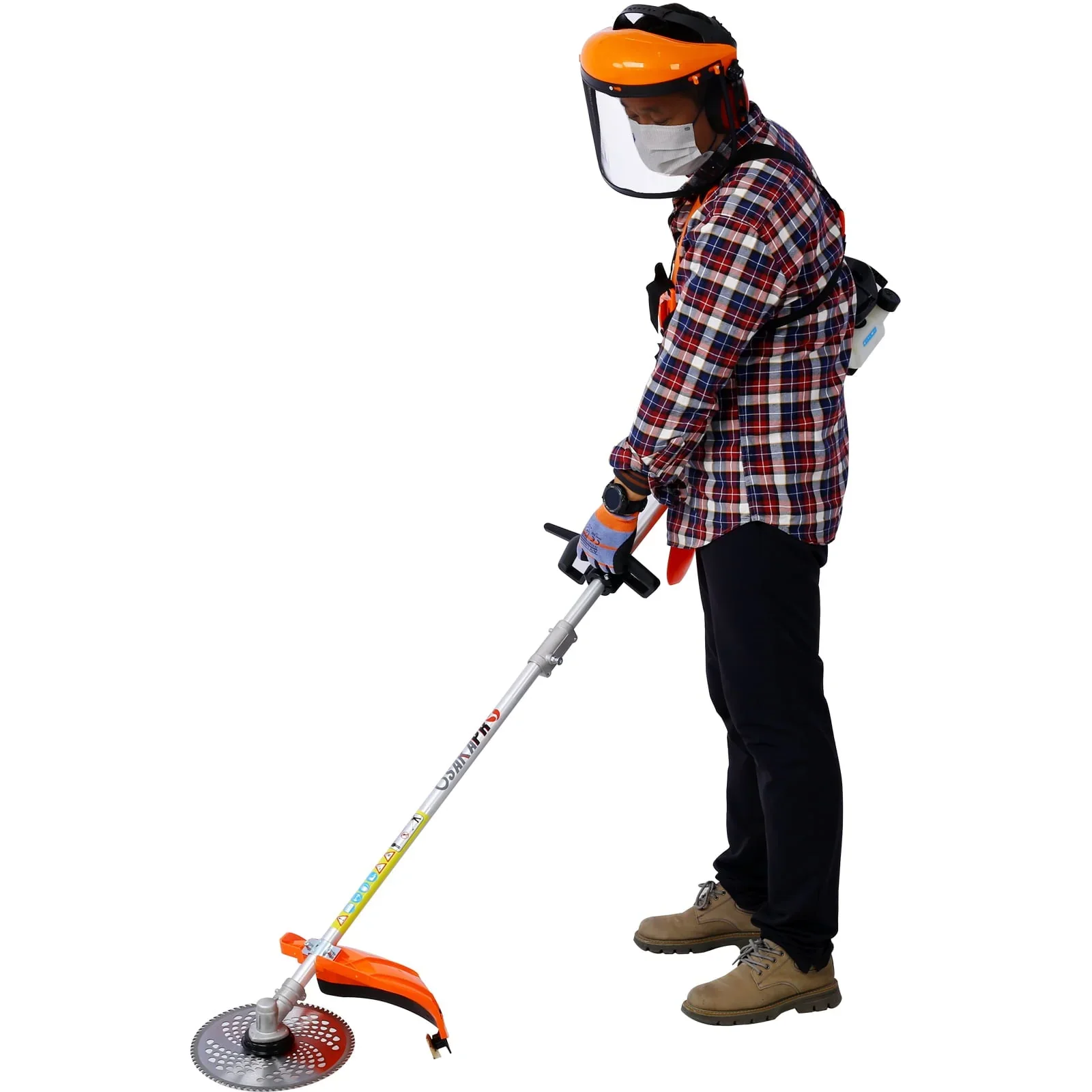 Walkfairy 10 in 1 Multi-Functional Trimming Tool, 52CC 2-Cycle Garden Tool System with Gas Pole Saw, Hedge Trimmer, Grass Trimmer, and Brush Cutter EPA Compliant