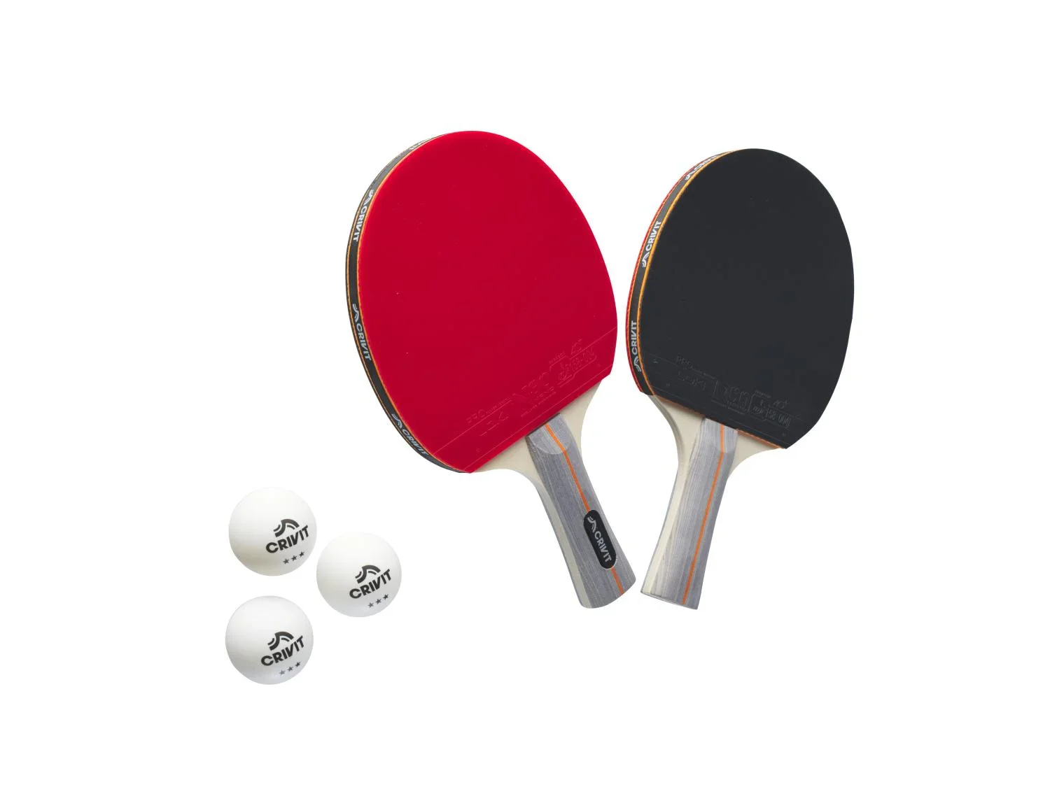 CRIVIT Set de raquettes de ping-pong ou filet de ping-pong