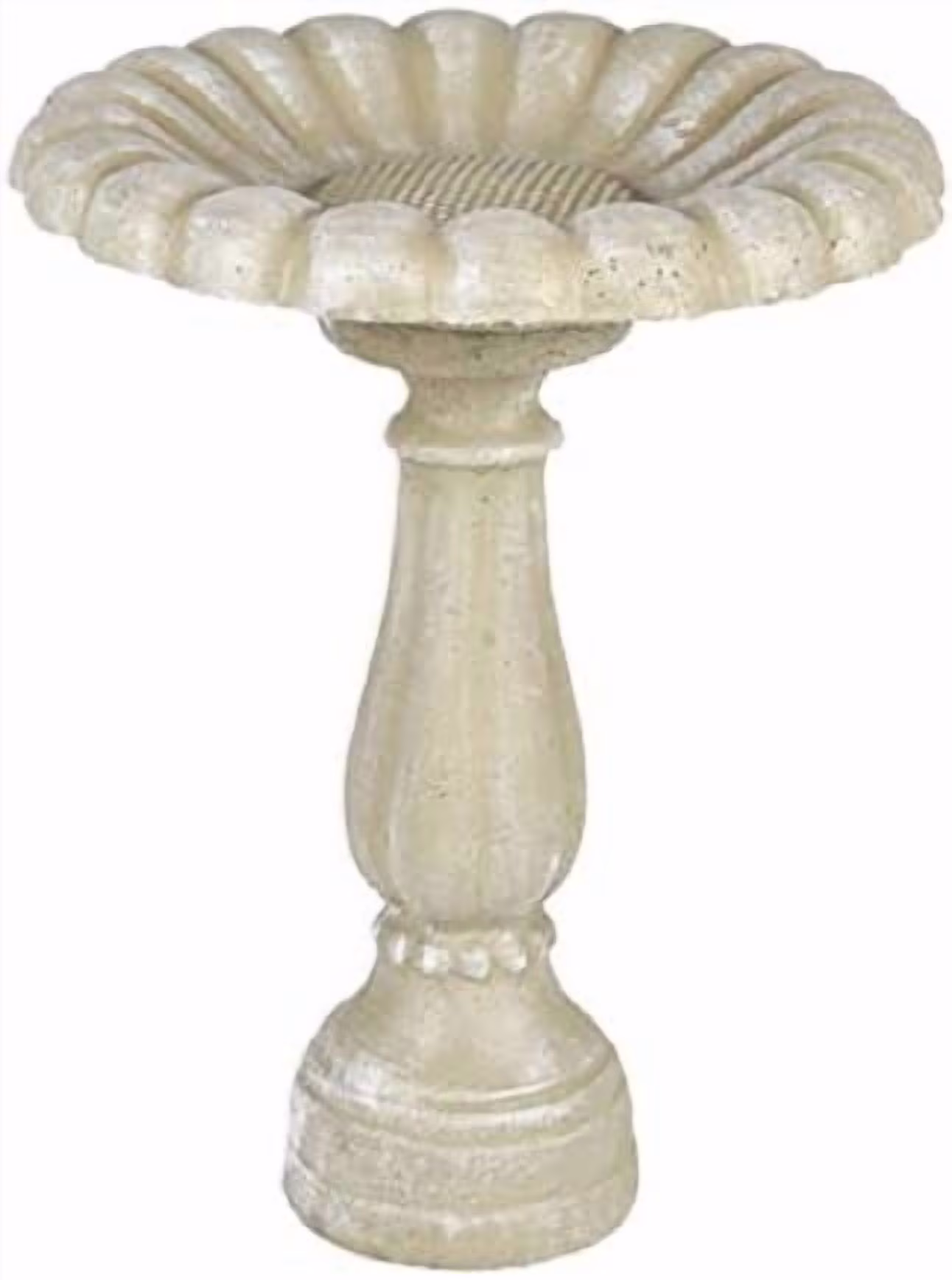Solid Rock Stoneworks Daisy Birdbath 2pc 25