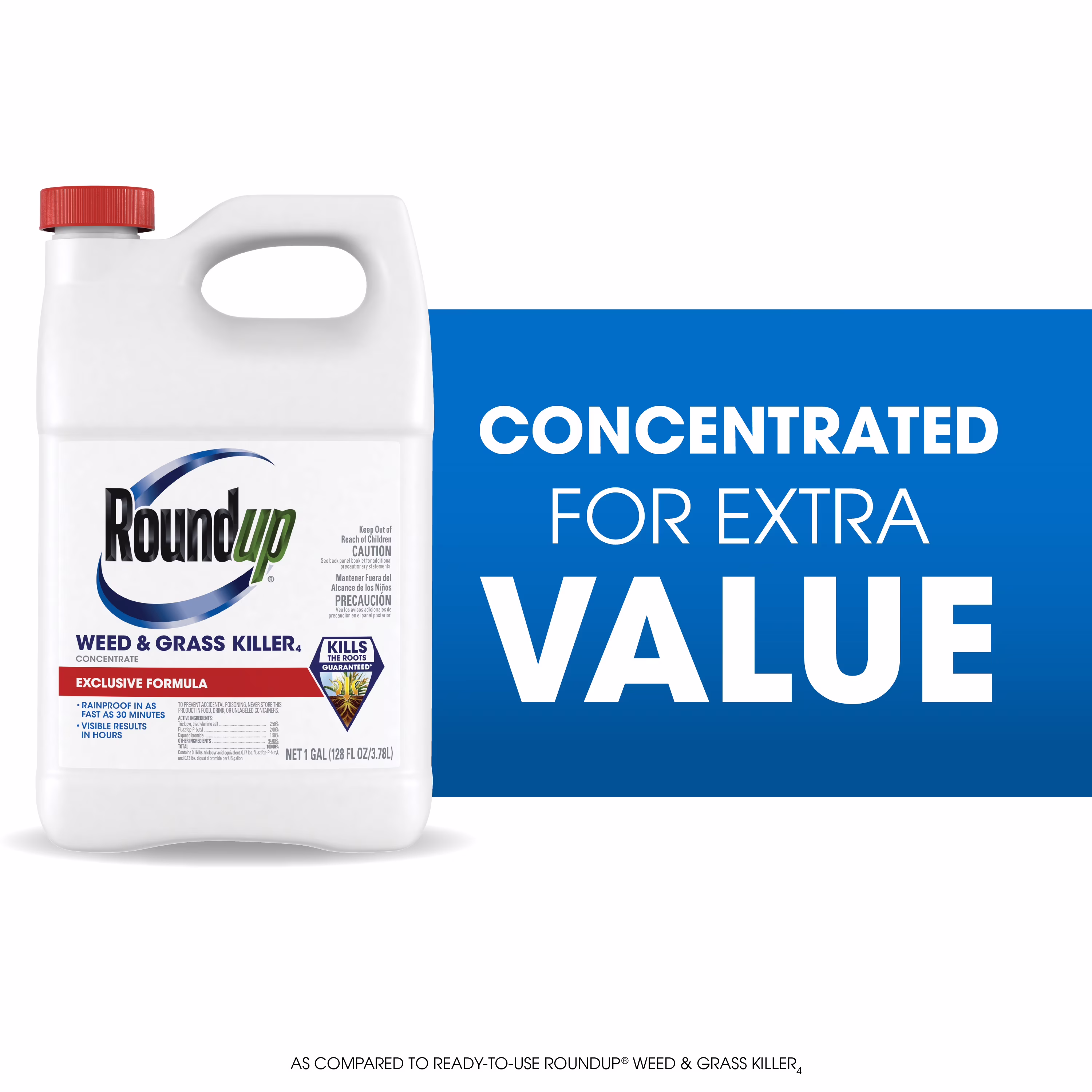 Weed Grass Killer? Concentrate, Use In Flower Beds and other areas of your yard, 1 gal.(1 gal)