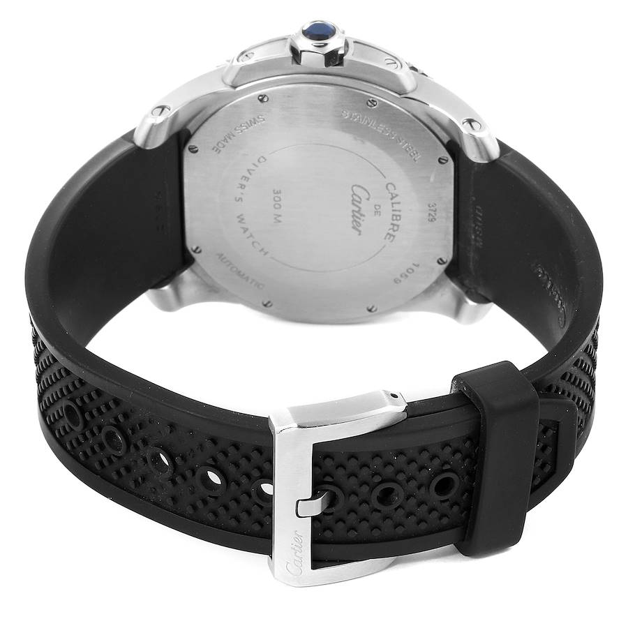 [Super Clone]Calibre Diver Black Rubber 42mm