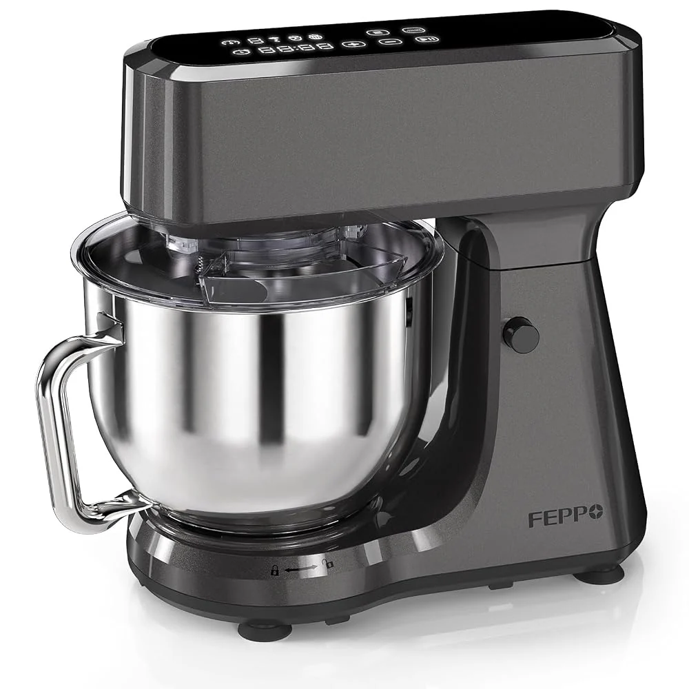 FEPPO Stand Mixer Dough Mixer - Touch Screen, Dough Proofing, 5.6 QT Bowl