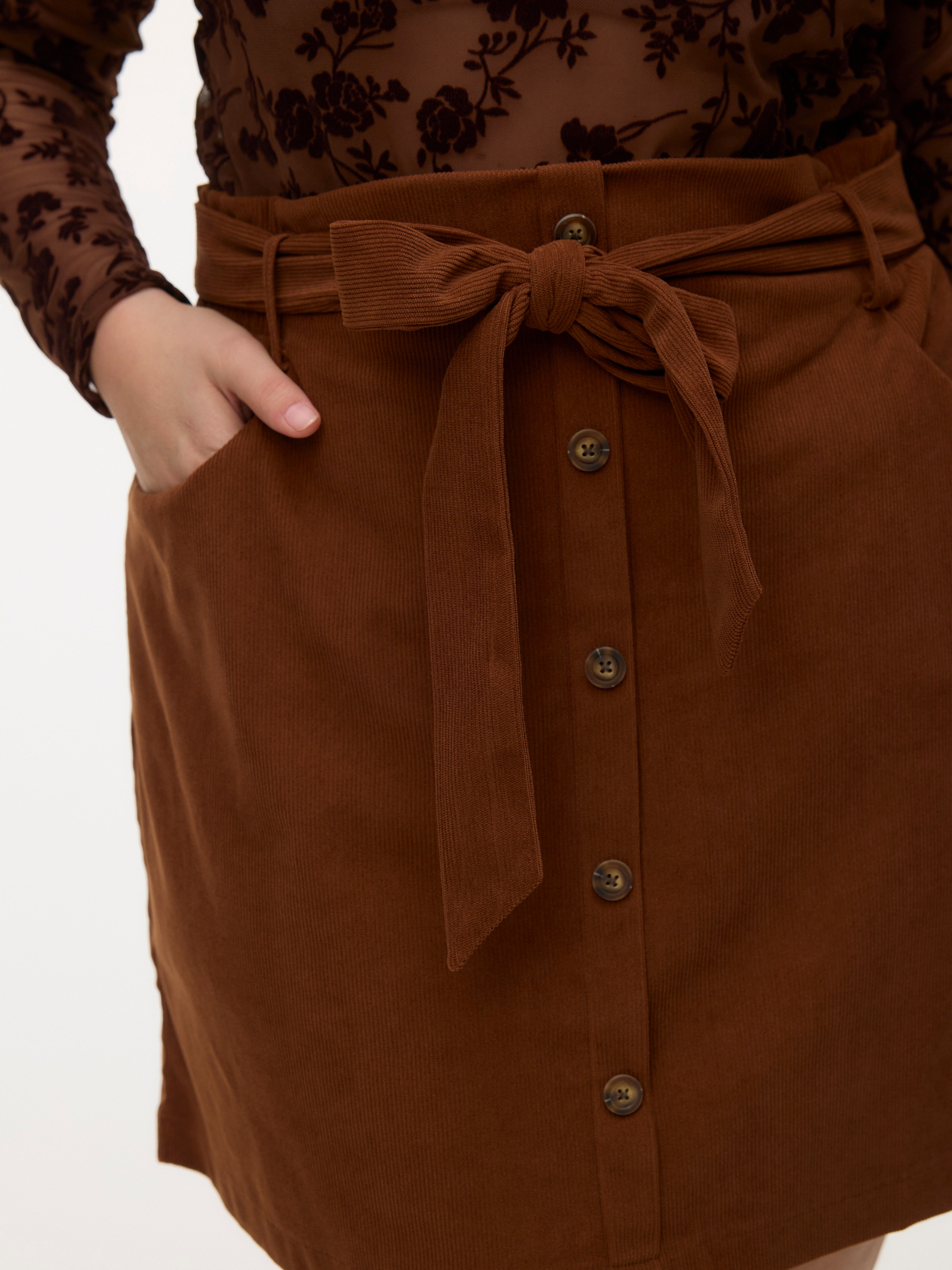 VERO MODA® VMCVILJA High waist Short Corduroy skirt