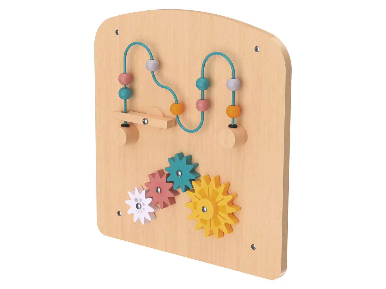 Playtive Jeu mural en bois vritable, 2 pices
