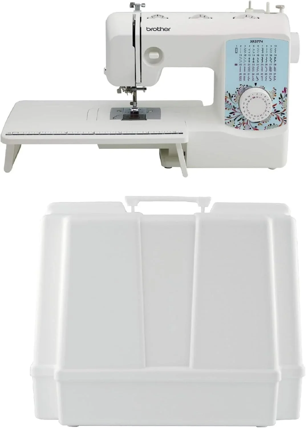 Machine à coudre et à quilter XR3774, 37 points intégrés, 8 pieds-de-biche inclus