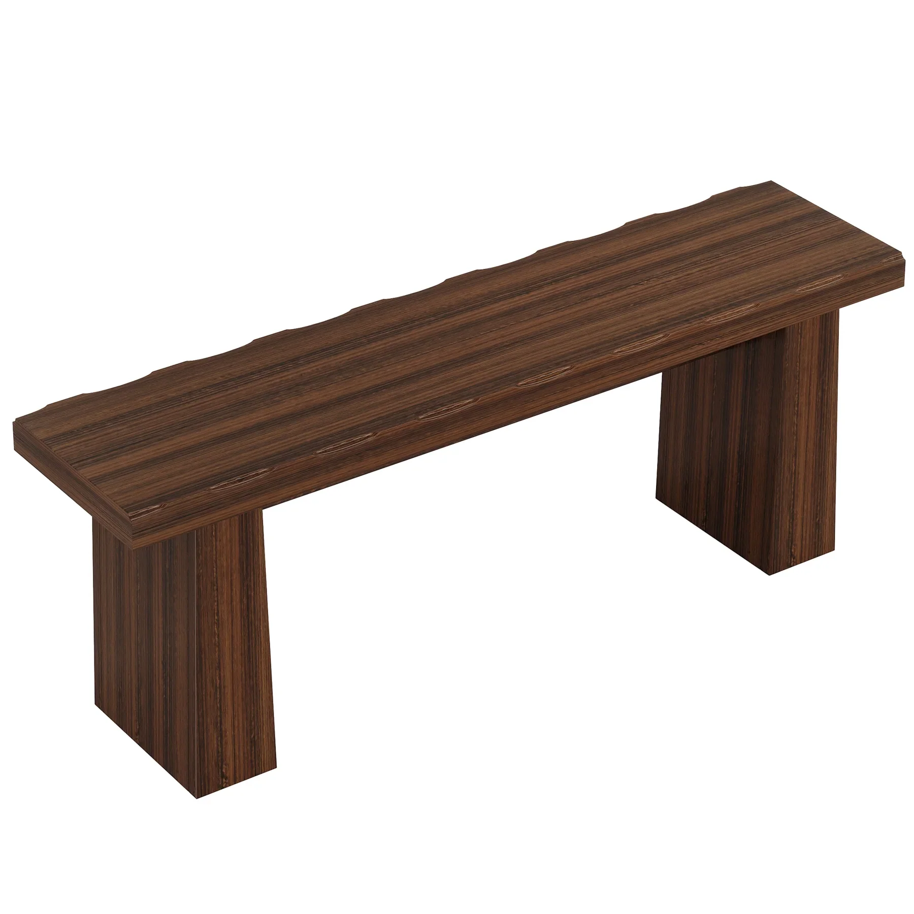 Fnova 48 Wooden Two - Person Backless Entryway Bench with Under - Bench Storage for Outdoor Garden, Living Room, Bedroom, Dining Room, Hallway