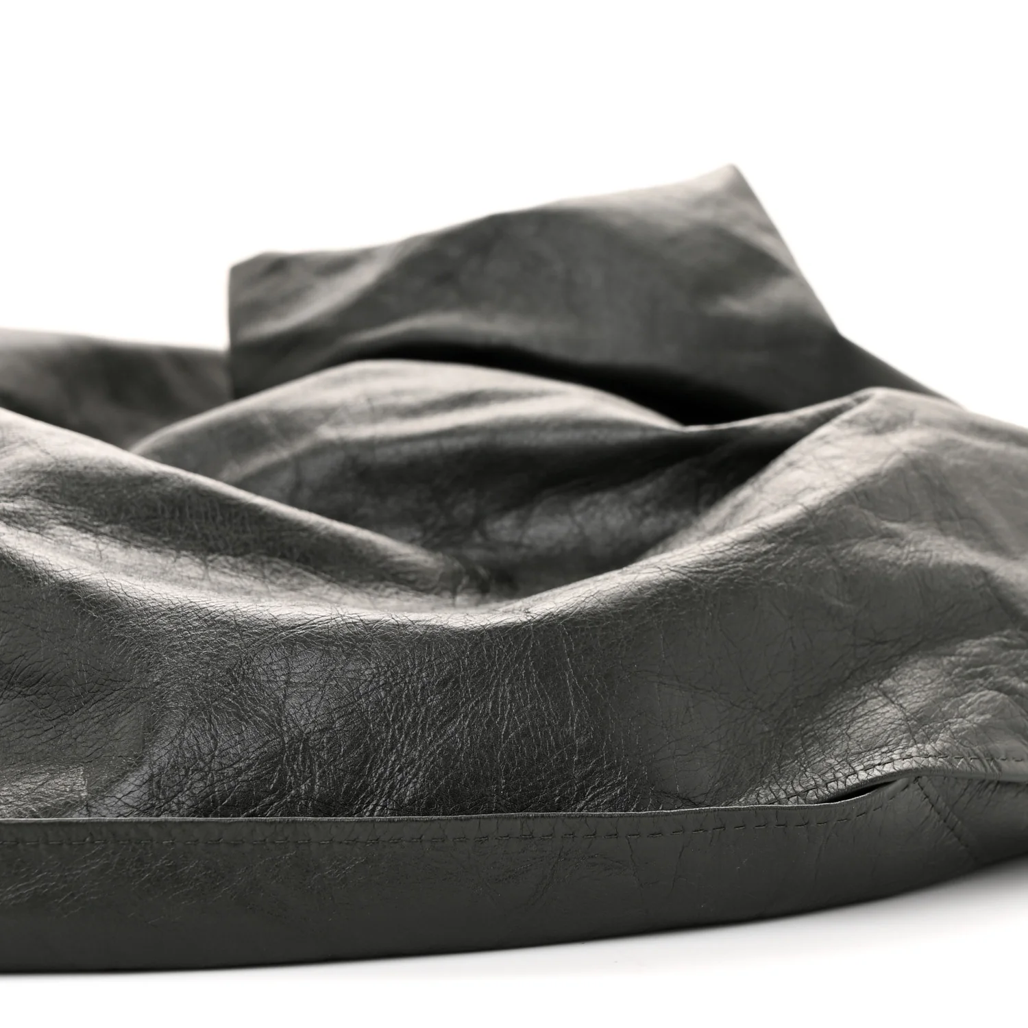 Calfskin Foulard Shoulder Bag Dark Green