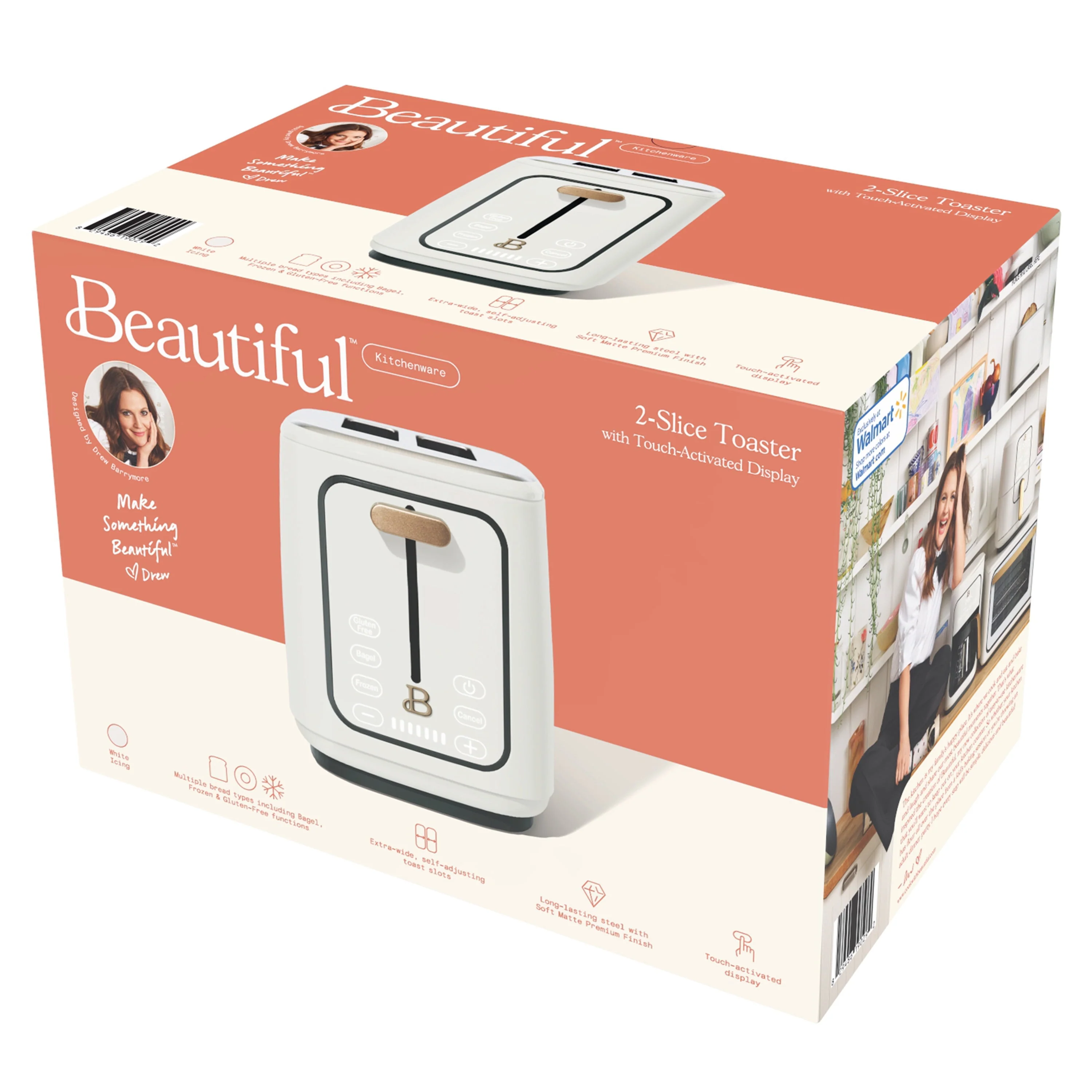 2-Slice Toaster with Touch-Activated Display, White Icing by - Image 8
