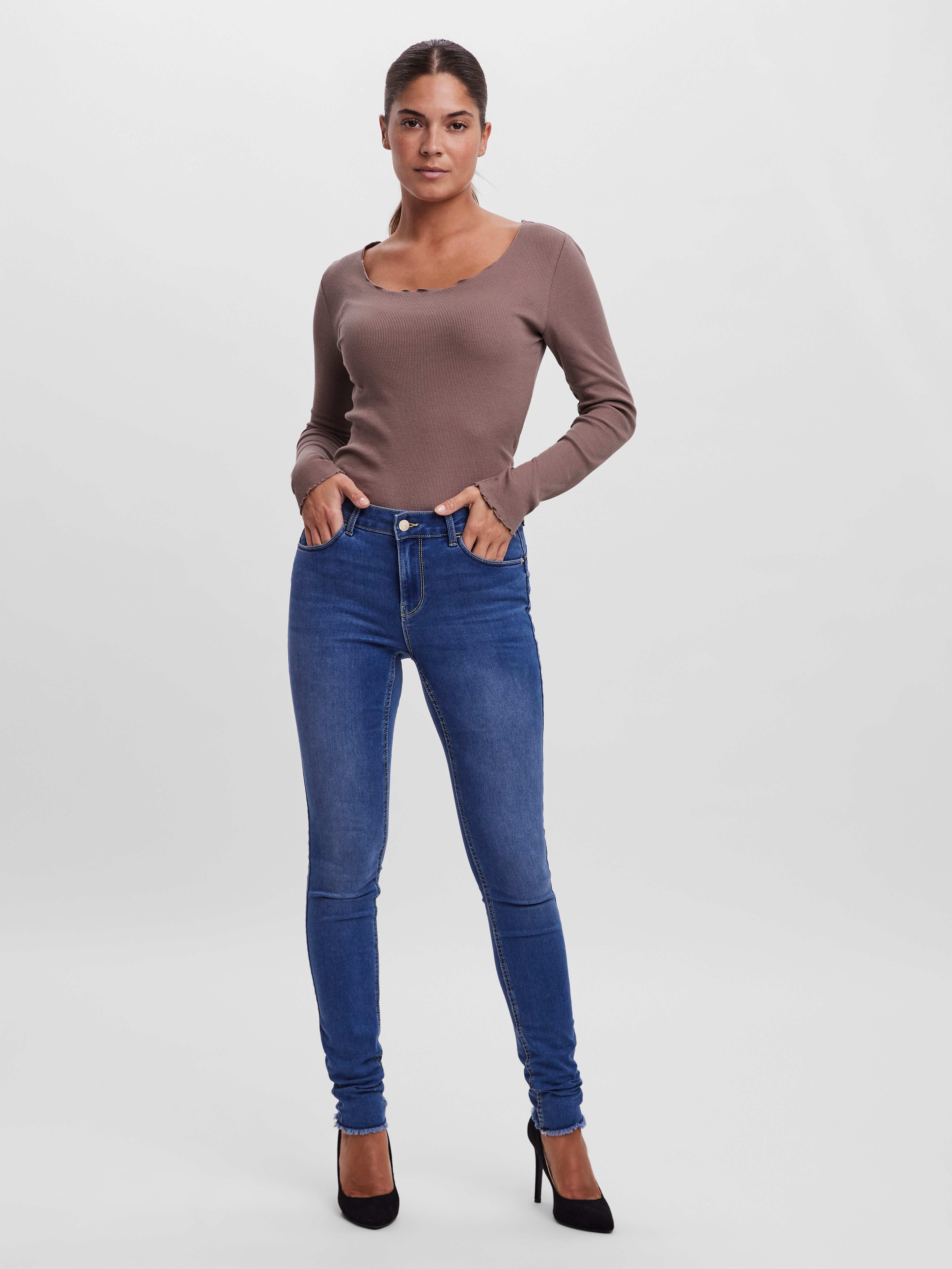 VERO MODA® VMSEVEN Mid rise Slim Fit Jeans