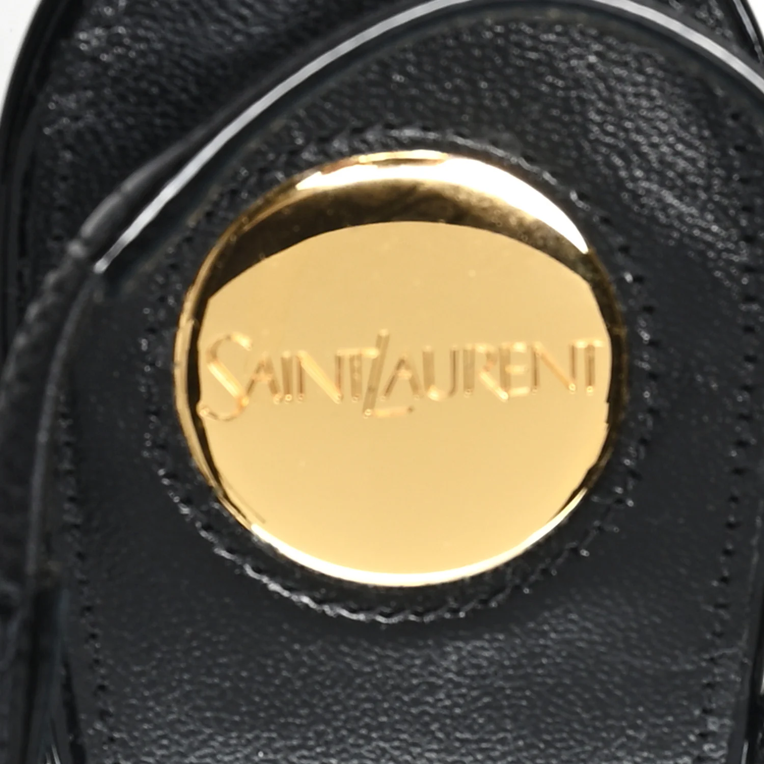 Patent Calfskin Jacqueline 75 Slingback Pumps 38 Black