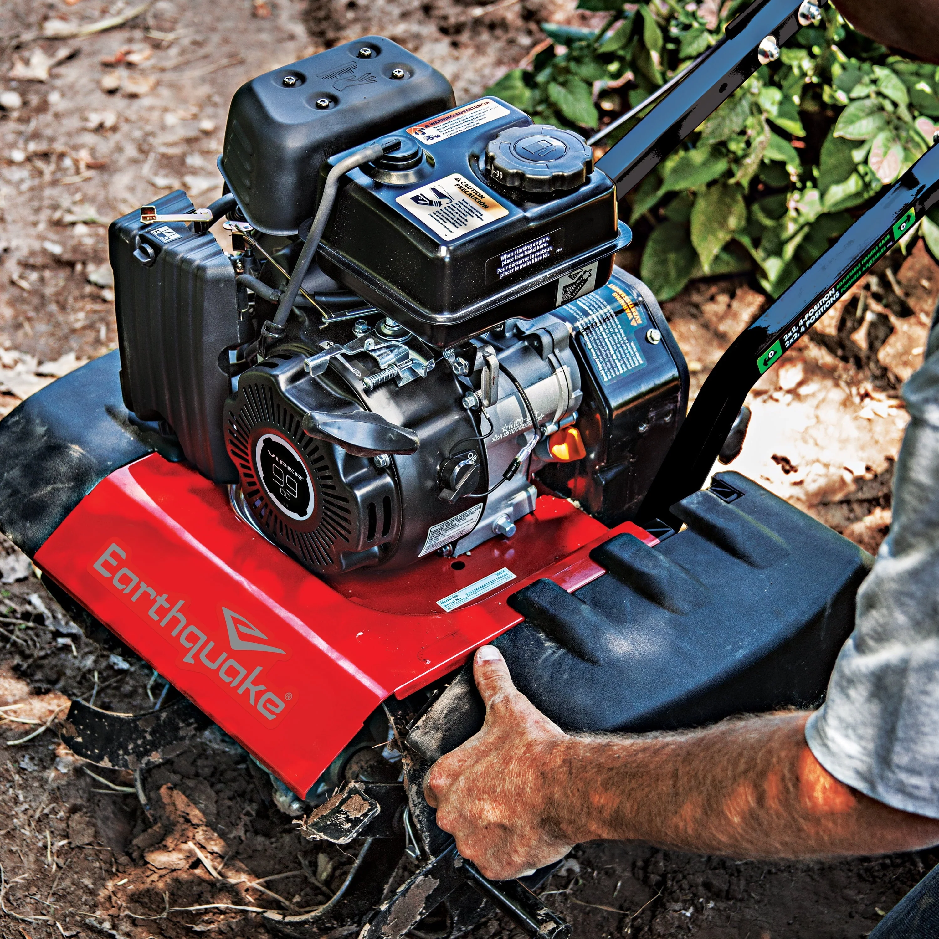 Versa Tiller Cultivator 99cc Engine, Red - Image 8