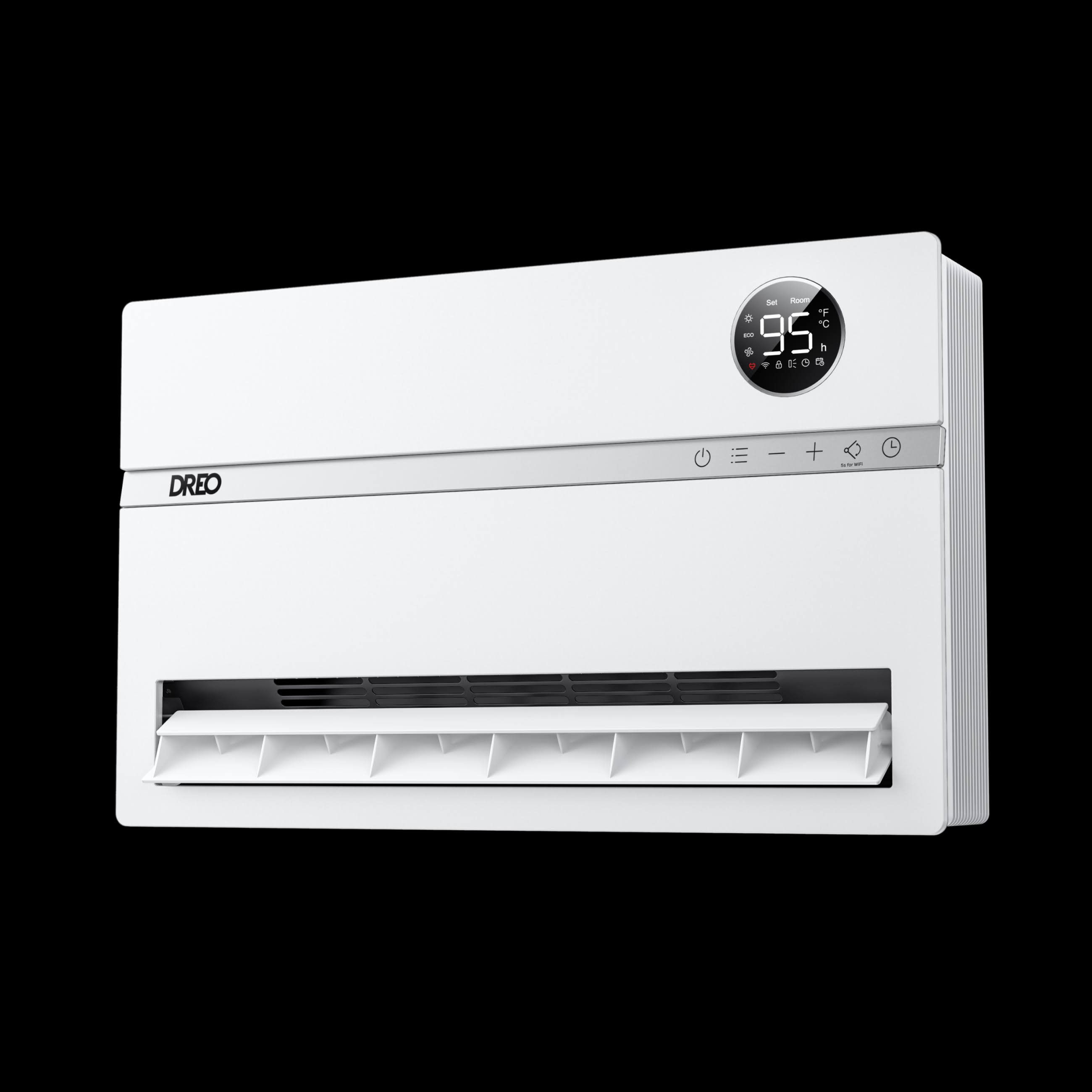 Dreo Smart Wall Heater, Electric Space Heater for Bedroom 1500W