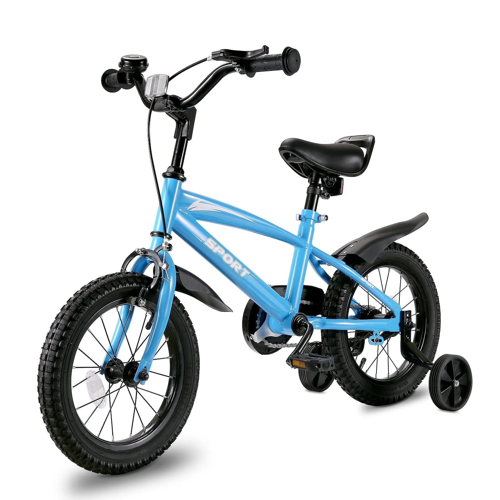14" Kids Bike Girls and Boys Blue Bike for Age 3-6 Years Old