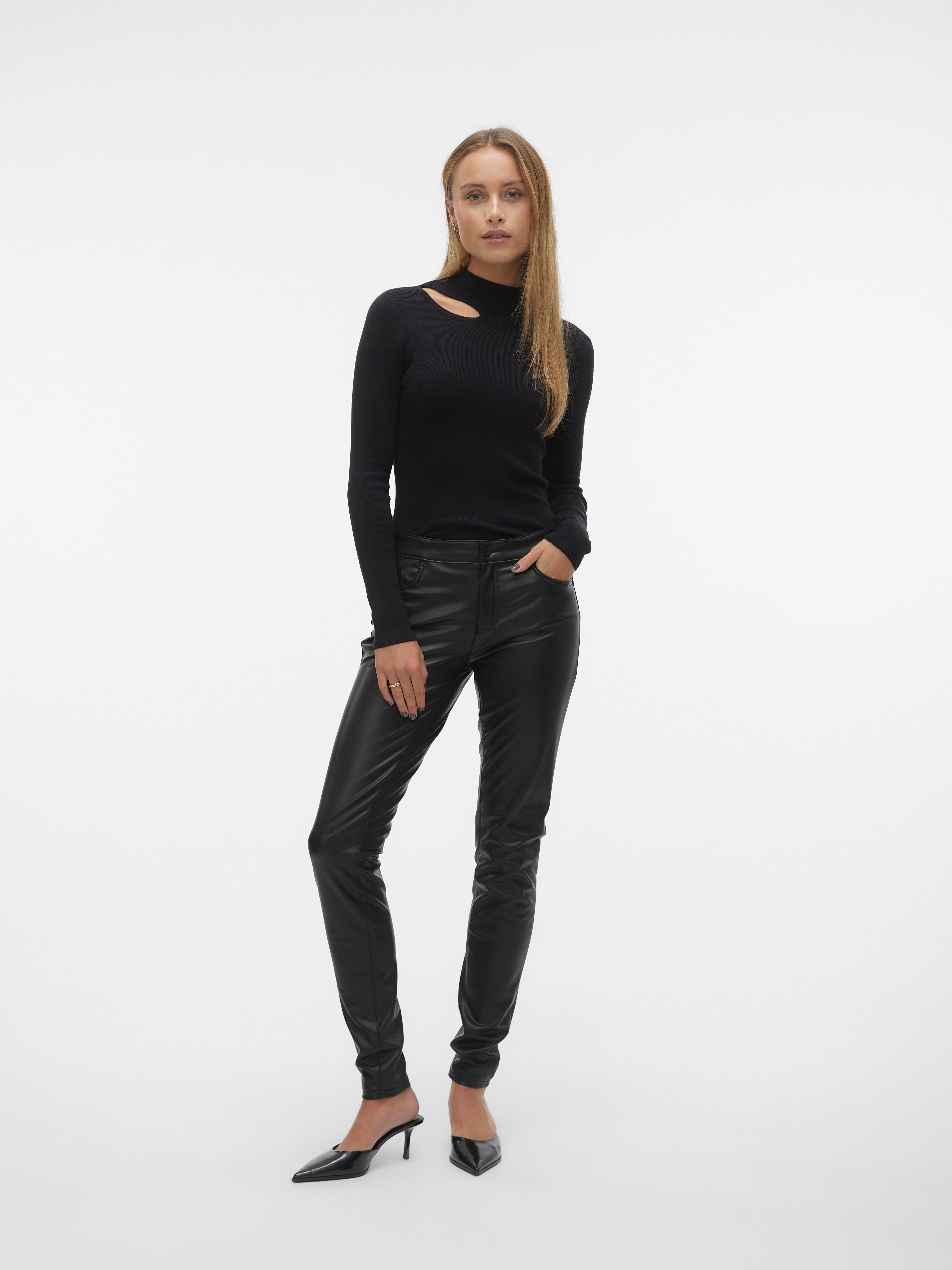 VERO MODA® VMLUXE Mid rise Trousers