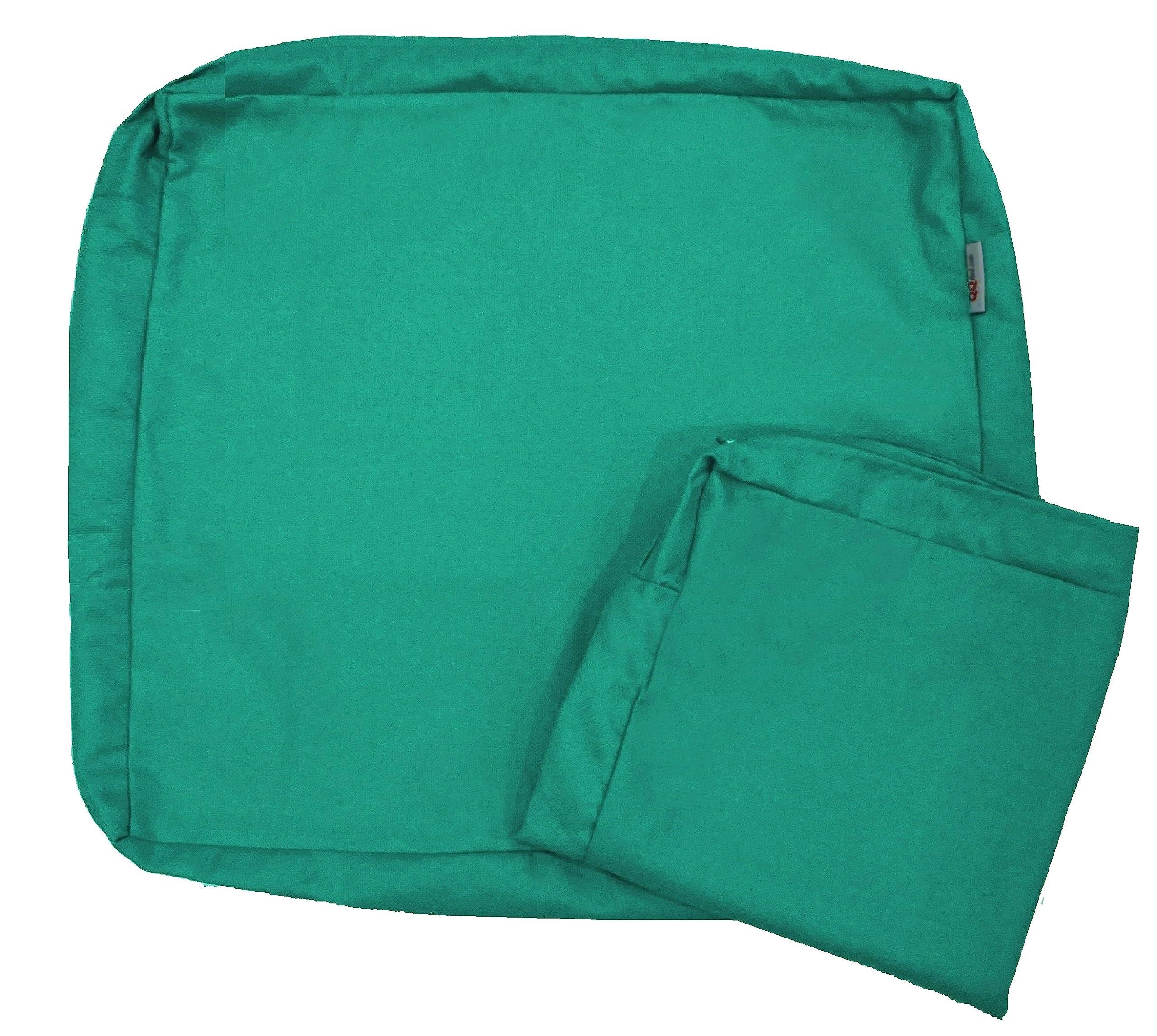 QQbed 2 Pack Outdoor Patio Chair Water-Resistant Cushion Pillow Seat Covers 25
