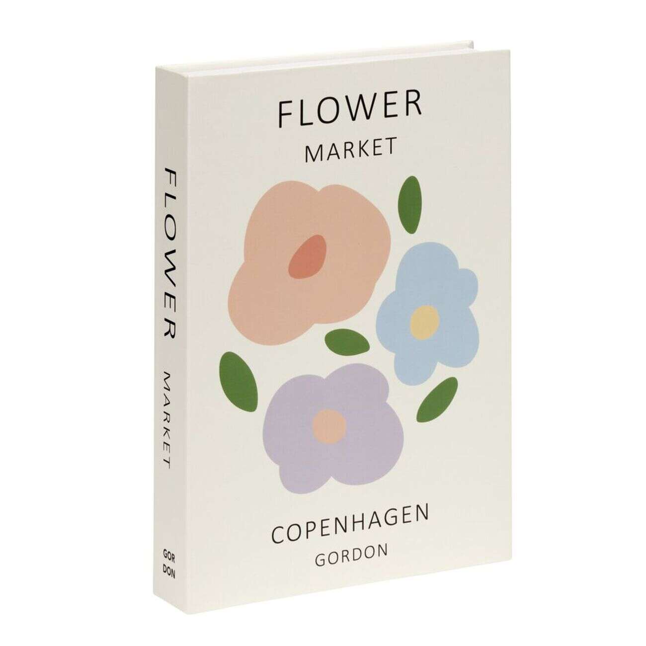 Boîte de rangement forme livre thème floral 18x25cm (2 modèles)