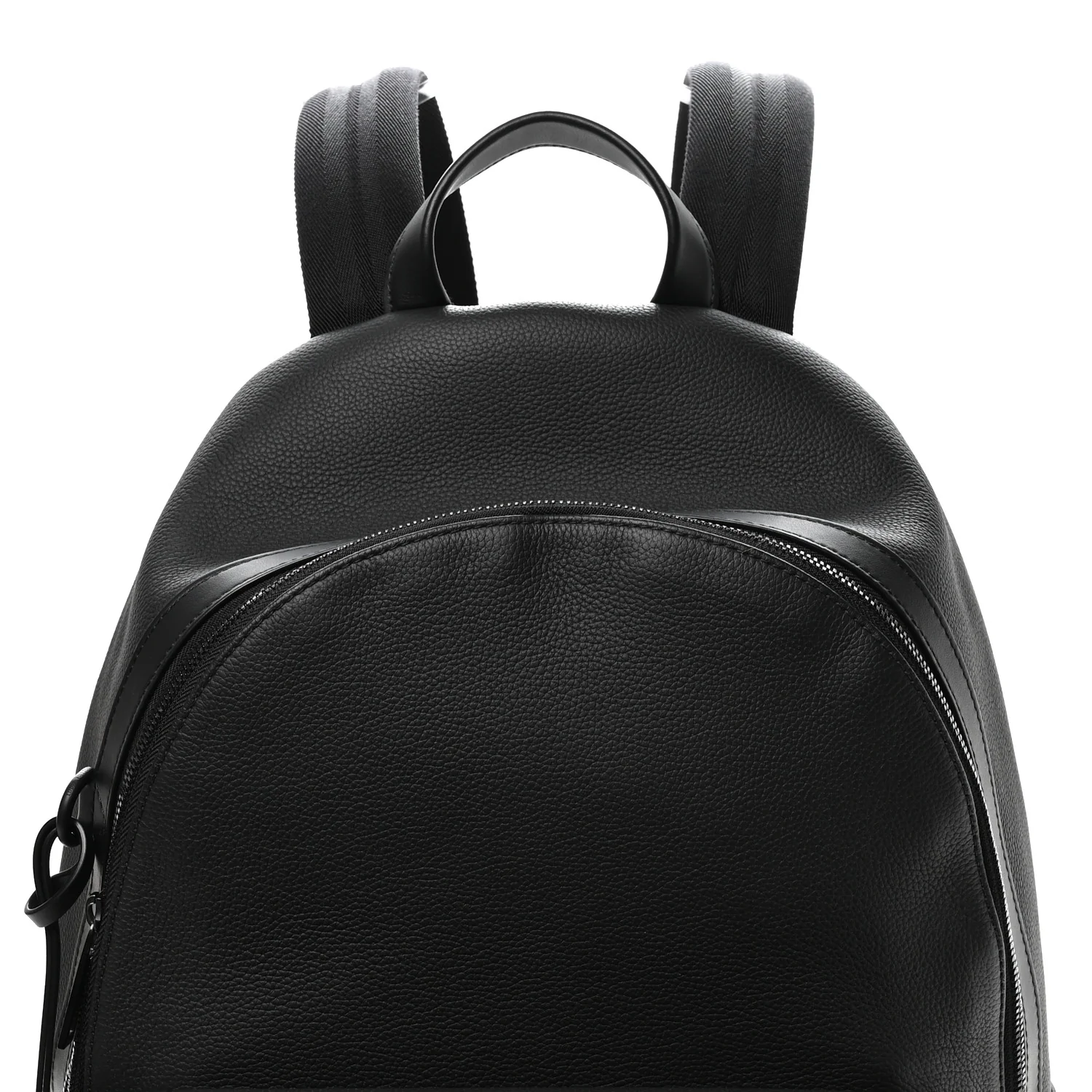 Grained Calfskin Aerogram Takeoff Backpack Black