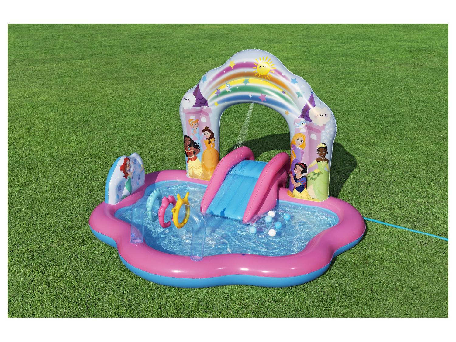 Bestway Aire de jeux gonflable Spider-Man ou Princesses Disney