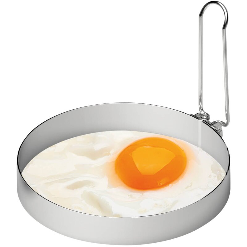 Eggring for egg og pannekaker 11x11 cm stål