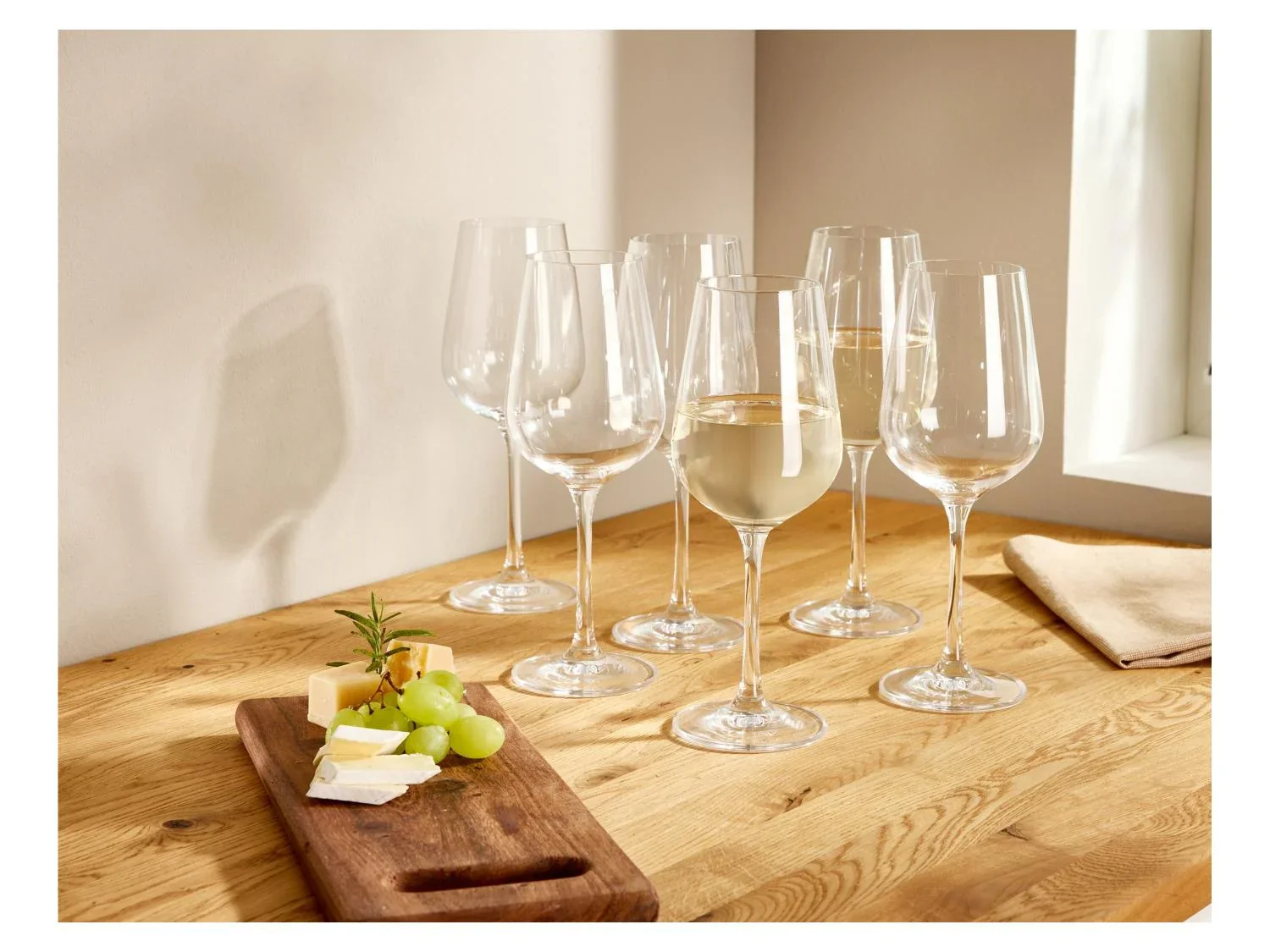 SILVERCREST Lot de 6 verres en cristal