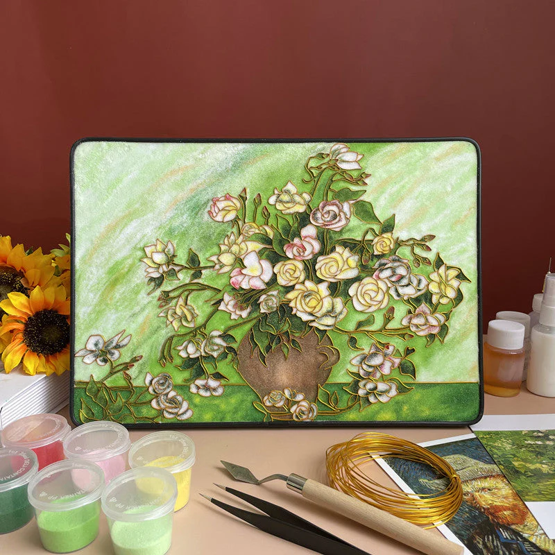 Van Gogh Beginner Cloisonné Enamel DIY Kit, with Tutorial& All Tools
