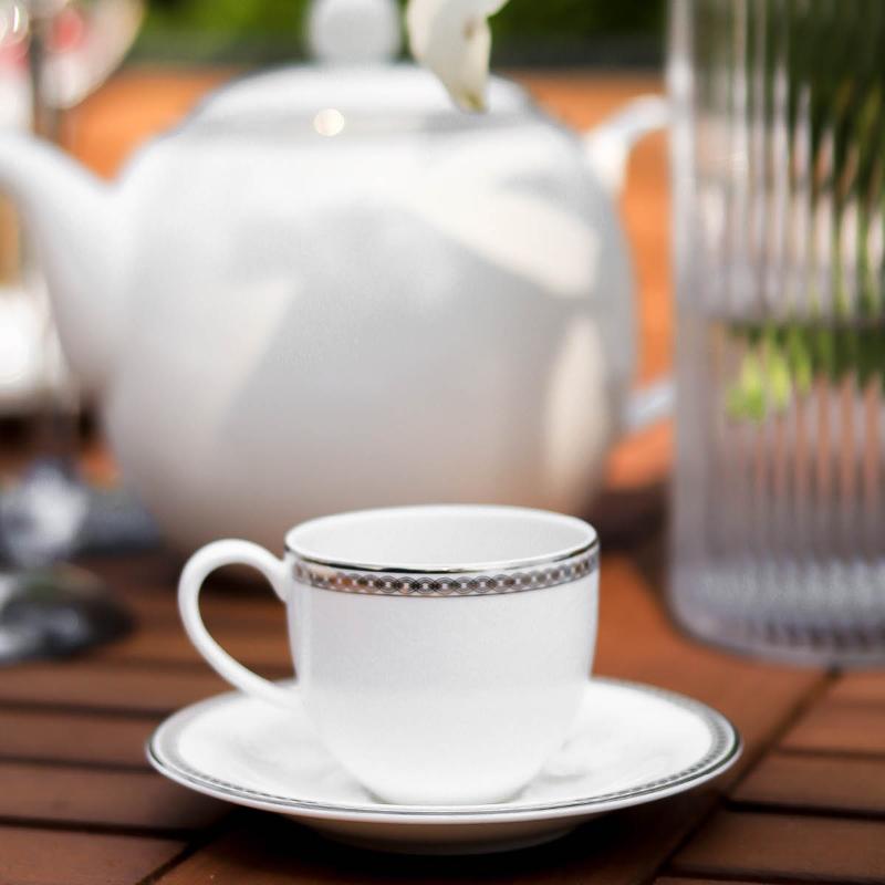 Silver Paisley skål til espresso