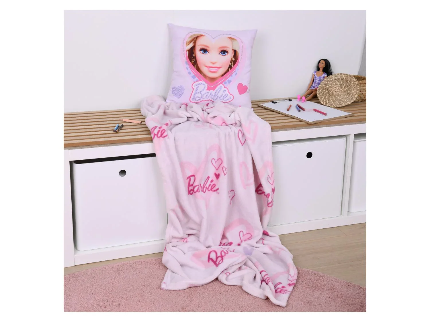 Parure de lit Barbie, 100 x 150 cm