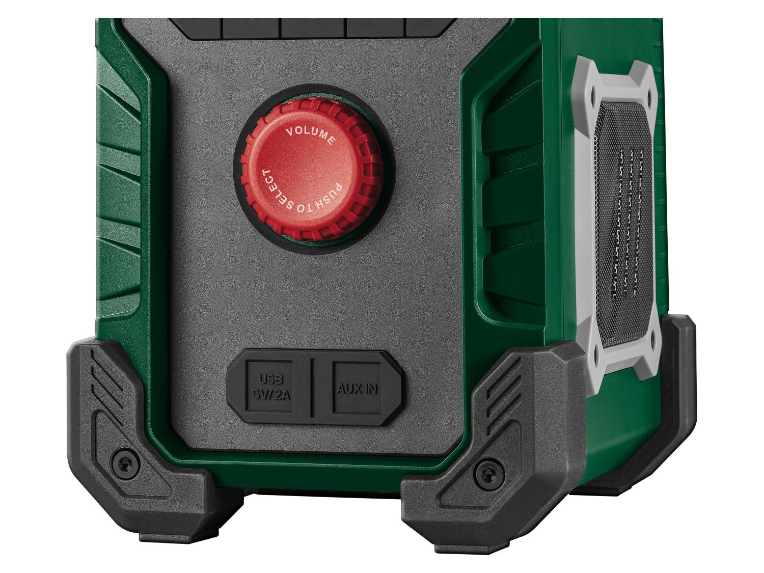 PARKSIDE Radio de chantier sans fil PBR 10 A1, 20V / 12V