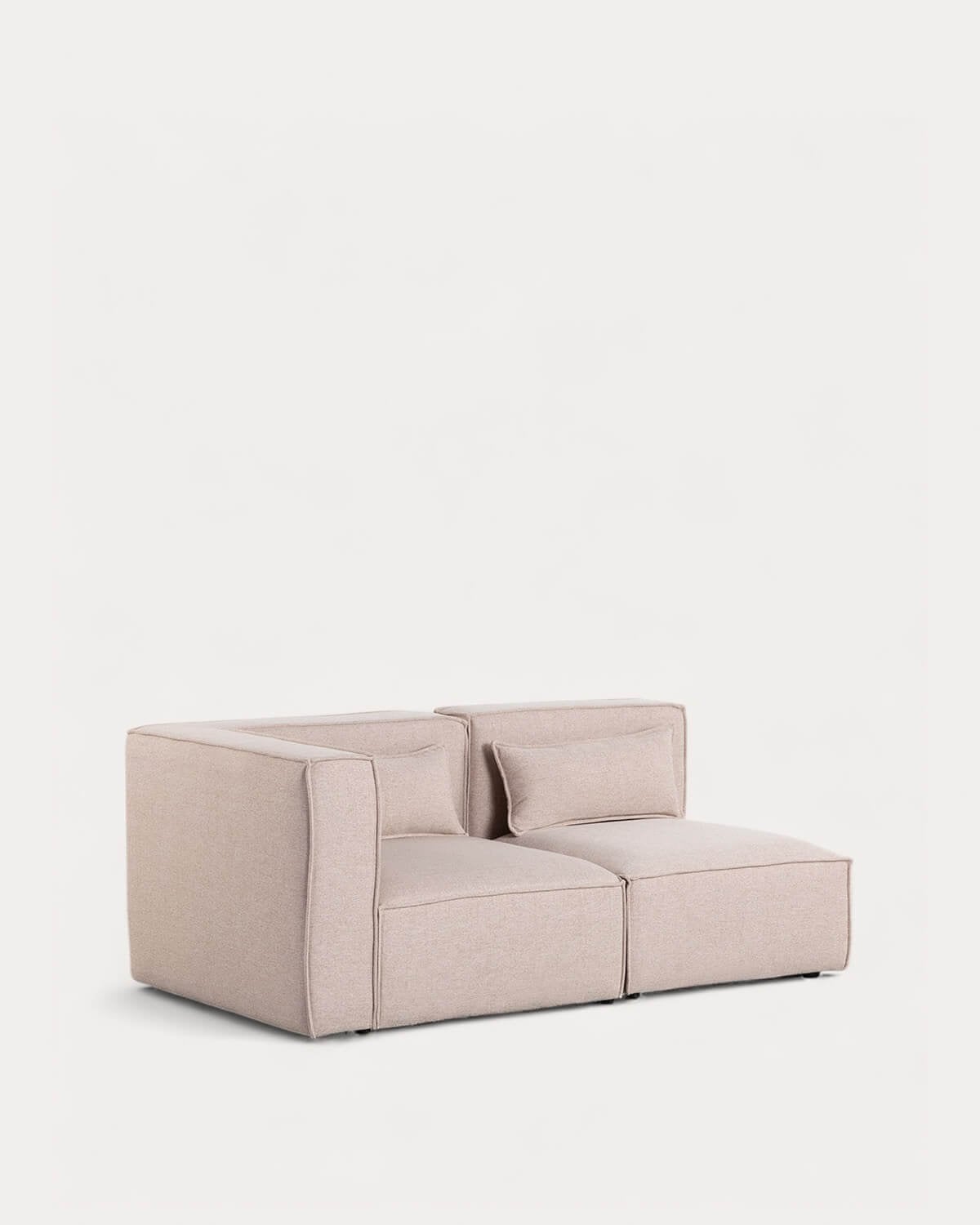 Kilhe Tela - Sofá Modular Esquinero de 2 Piezas de Tela Kilhe