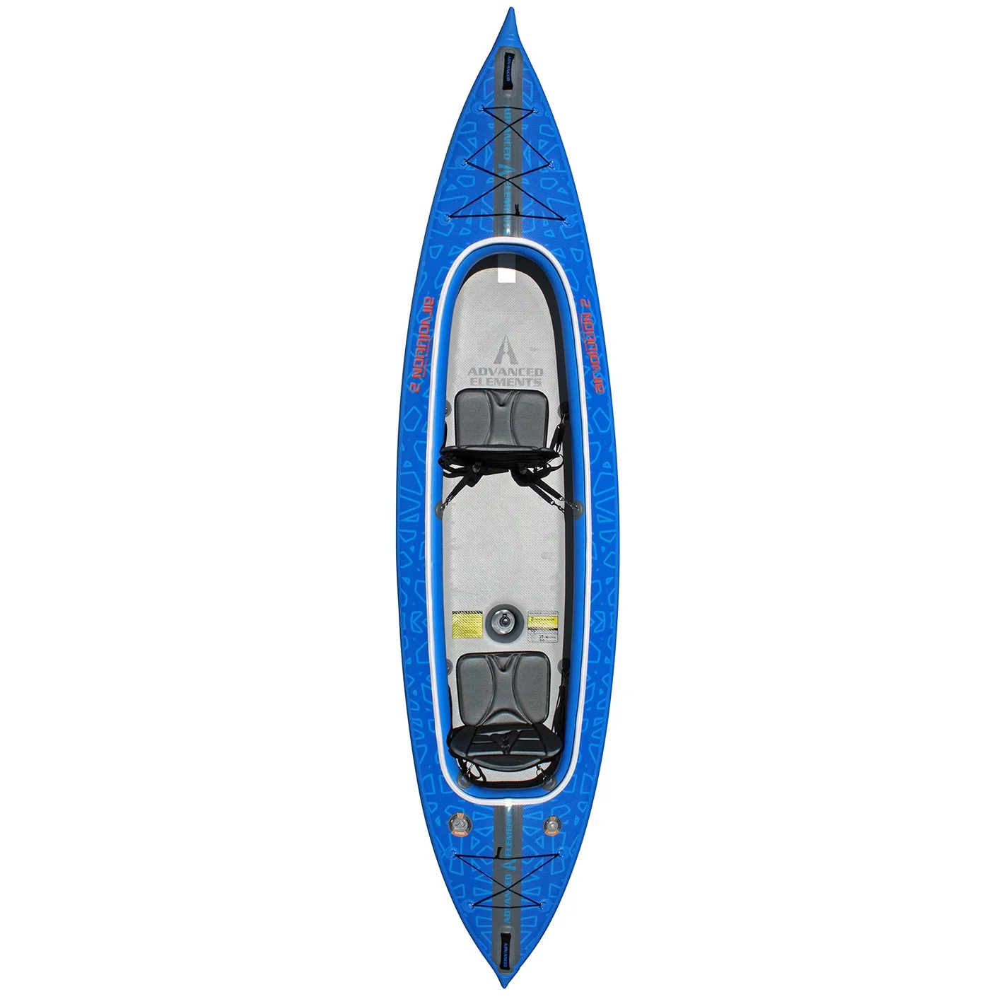Advanced Elements AirVolution? 2 - Inflatable Kayak with Pump - Recreational Tandem Kayak - 14.5 ft - Blue