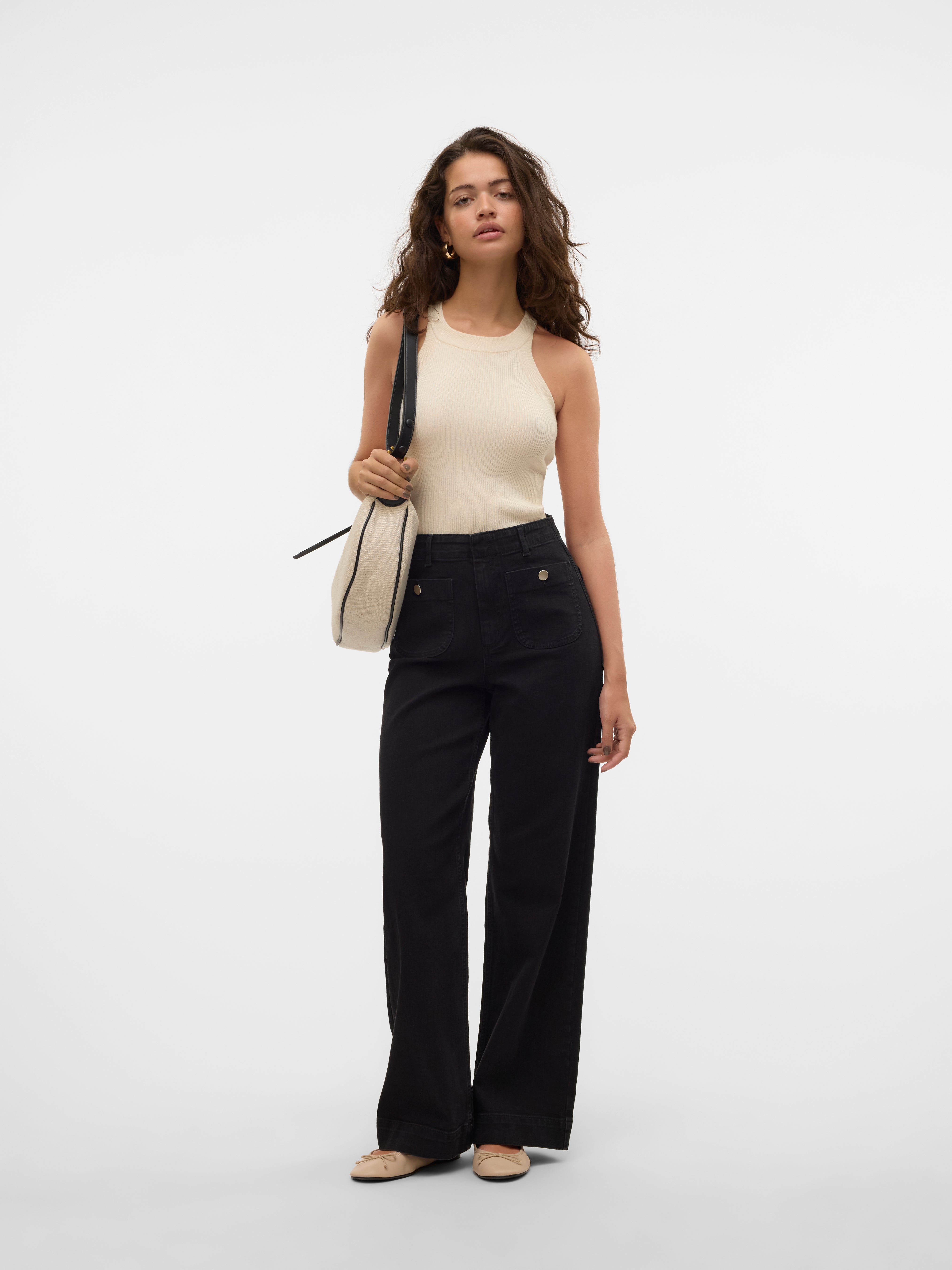 VERO MODA® VMKAYLA High rise Wide Leg Fit Jeans