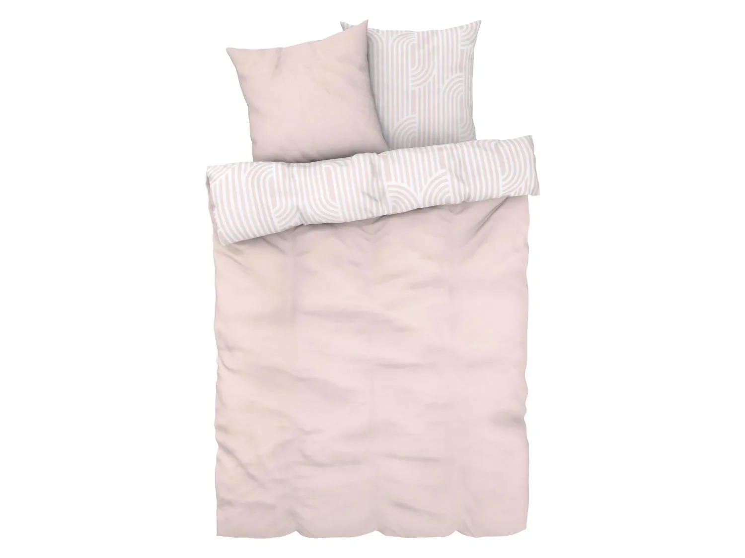 LIVARNO home Parure de lit double face en percale, 240 x 220 cm