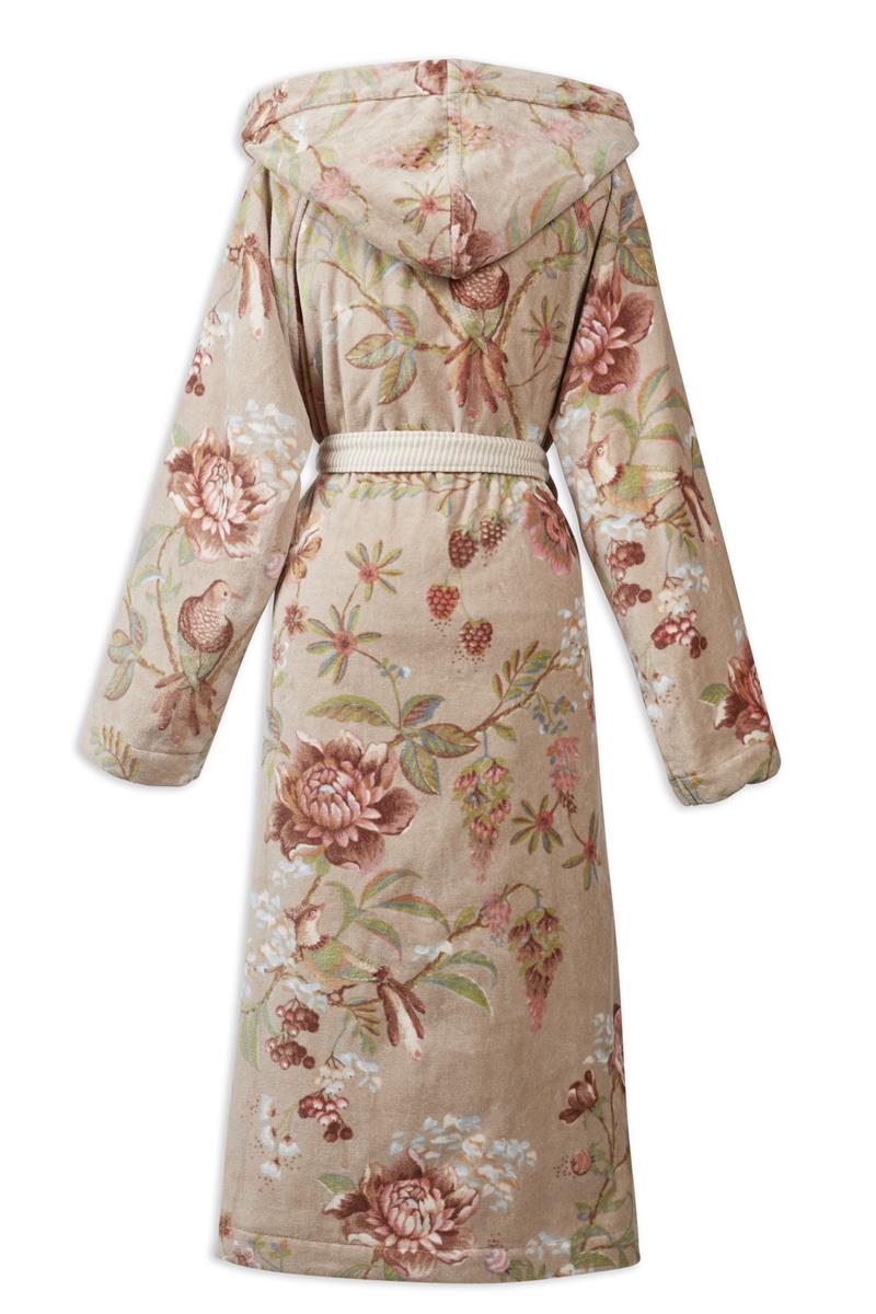 Pip Studio Secret Garden Badjas - Khaki - XXL