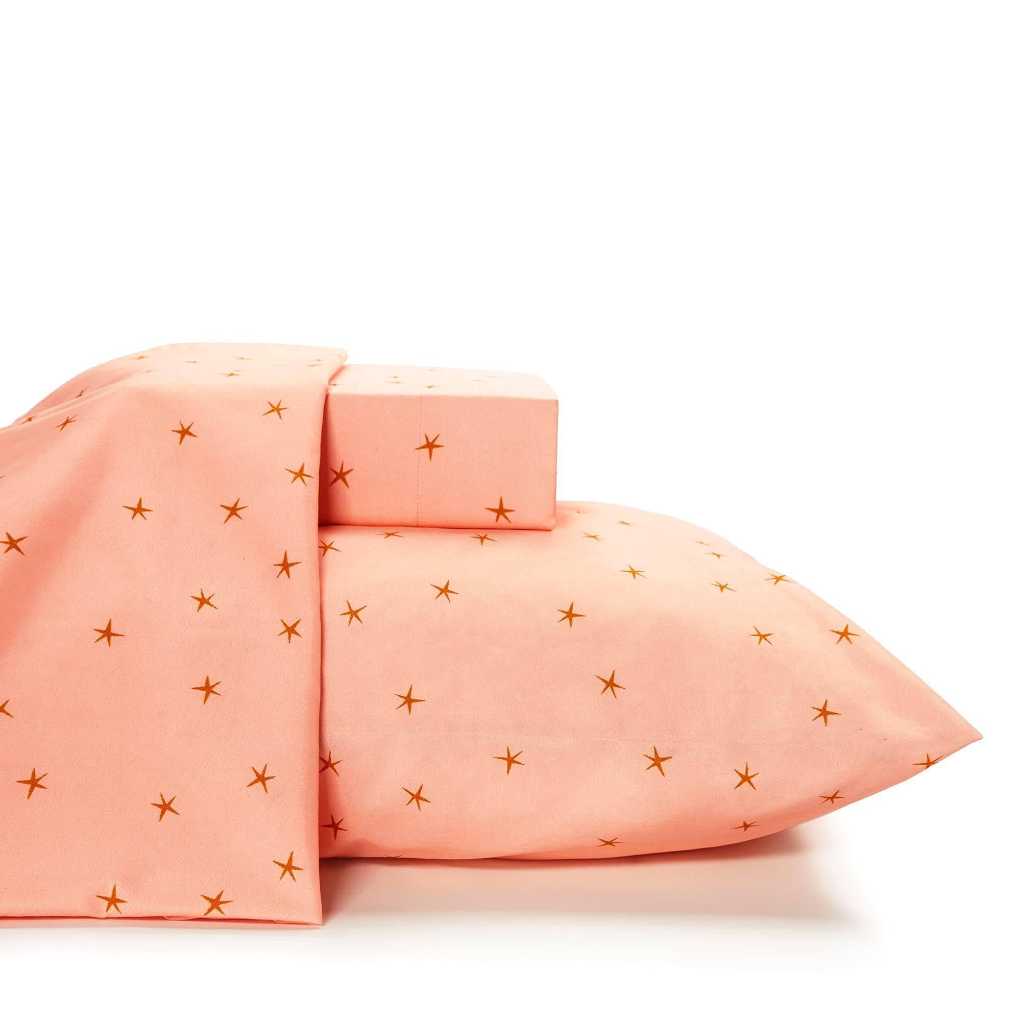 Wtpdr Queen Bed Sheet Set - 4 Piece Premium Sheets and Pillowcases Set, Super Soft Cooling Luxury Bedsheets - Stars