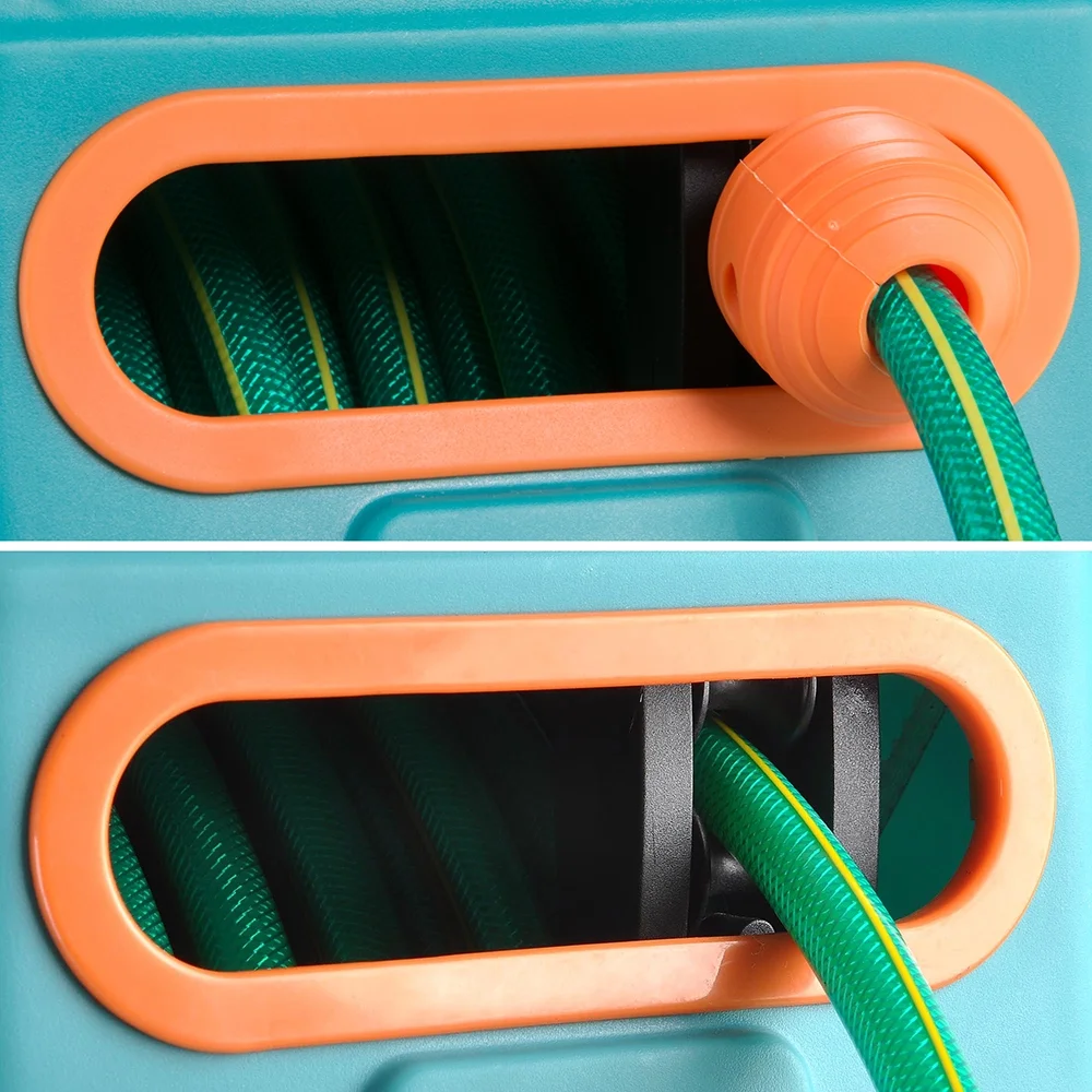 Yescom 65ft Retractable Water Hose Reel Auto Rewind Garden Watering Garage Car Sprayer Wall Mount