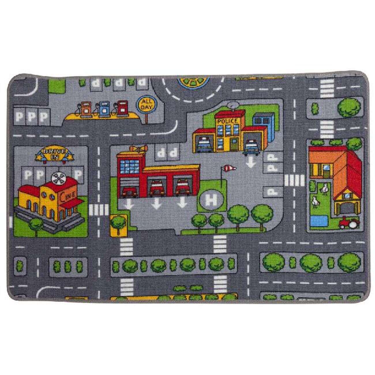 Tapis de jeu circuit voiture