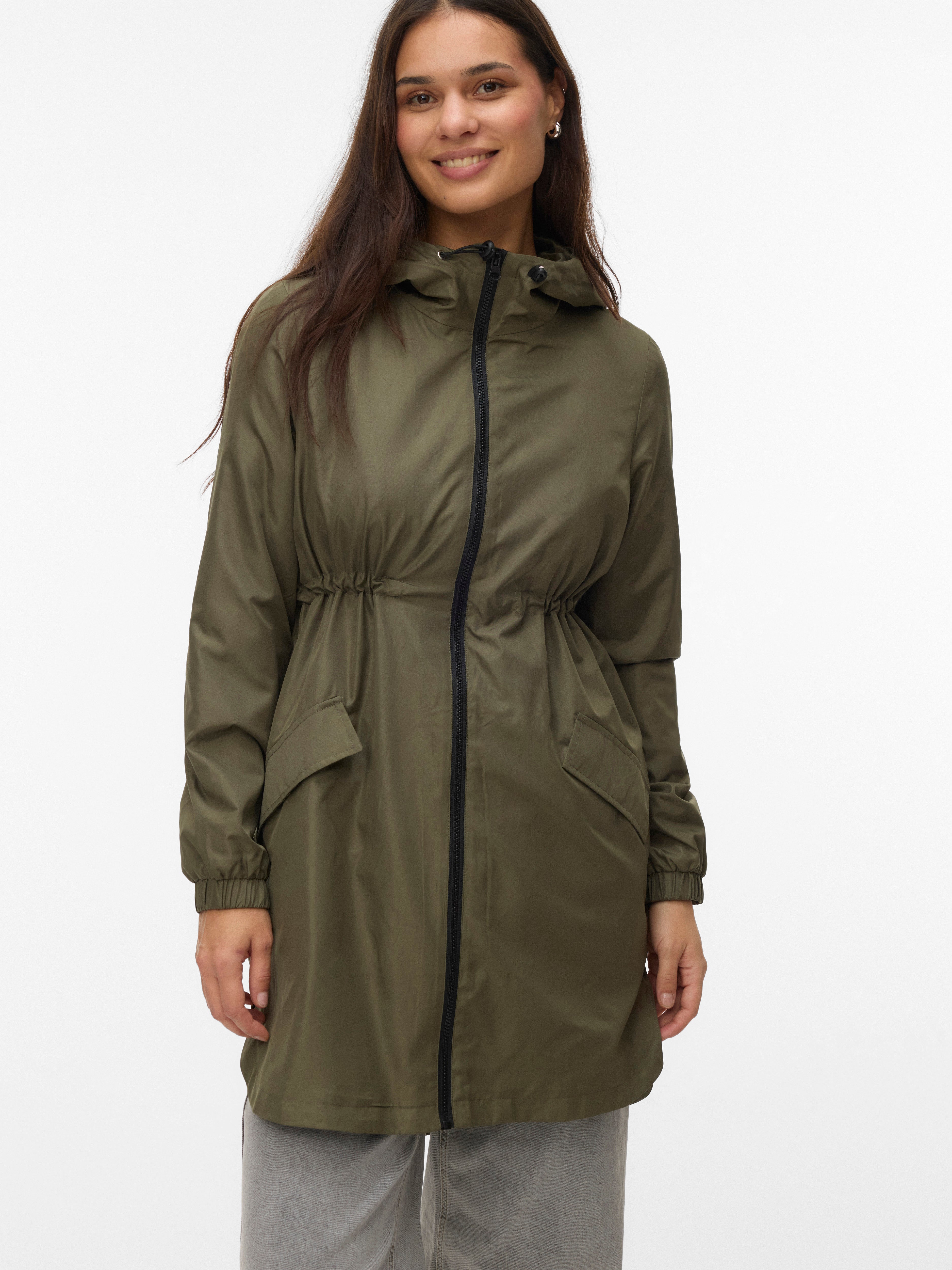 VERO MODA® High stand-up collar Elasticated cuffs Coat