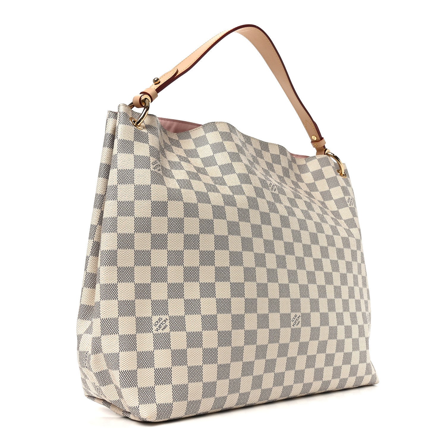 Damier Azur Graceful MM Rose Ballerine