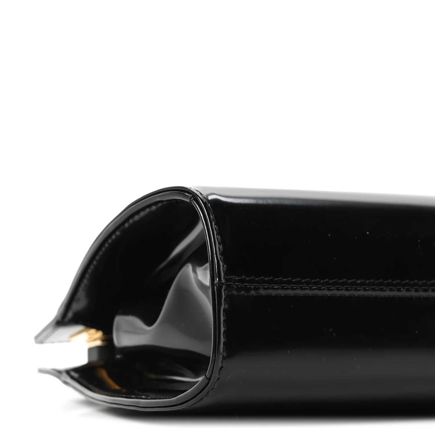 Brushed Calfskin Mini Wanda Top Handle Bag Black