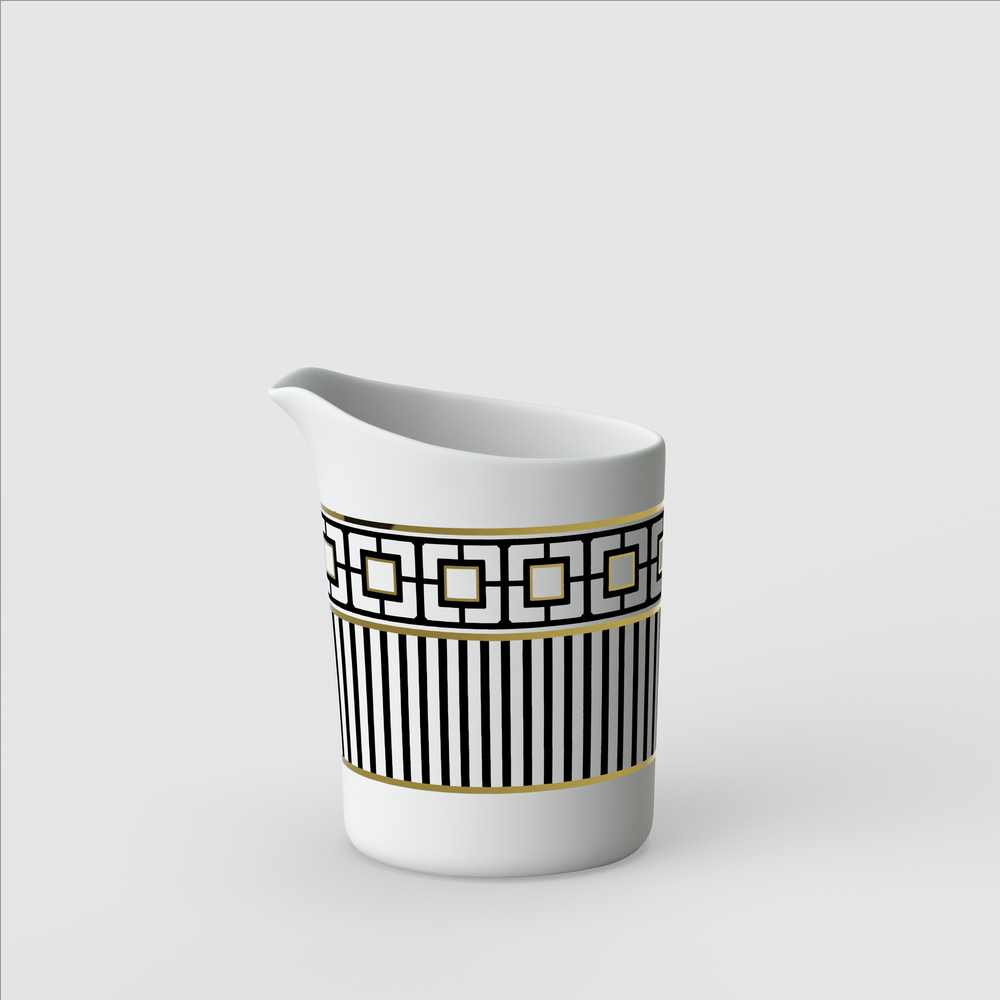 MetroChic Creamer - Multi-colored, 5.8 oz, Premium Bone Porcelain